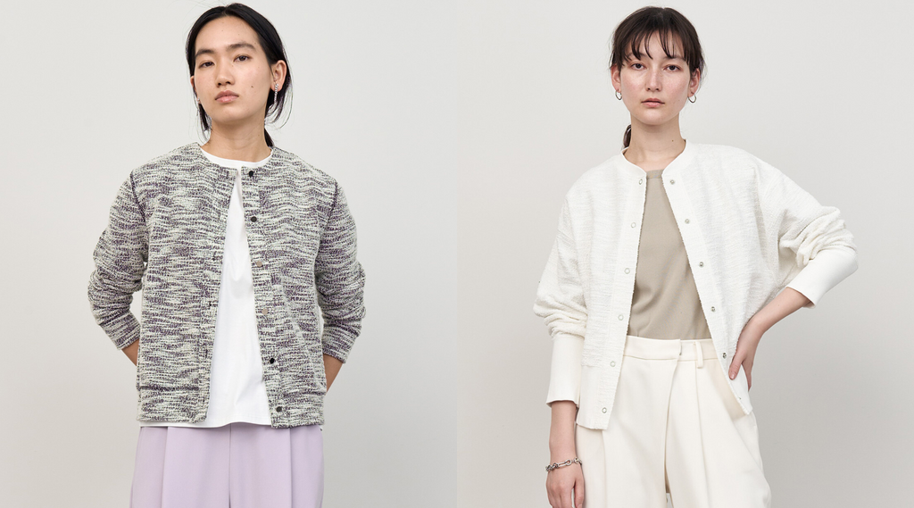 極美品★SOEJU ソージュ★ブルゾンライクツィーディカーディガン ブラック ジャケットライクツィーディーカーディガン - SOÉJU online