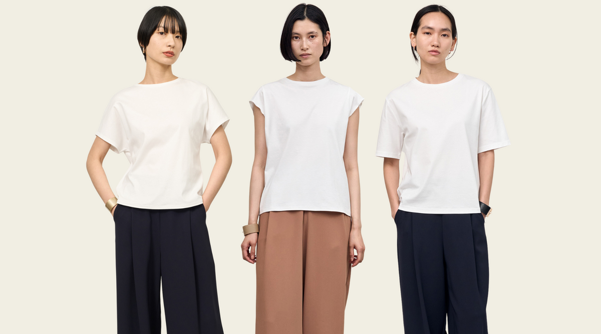 ソージュのTシャツ3型の細かなこだわりと選び方