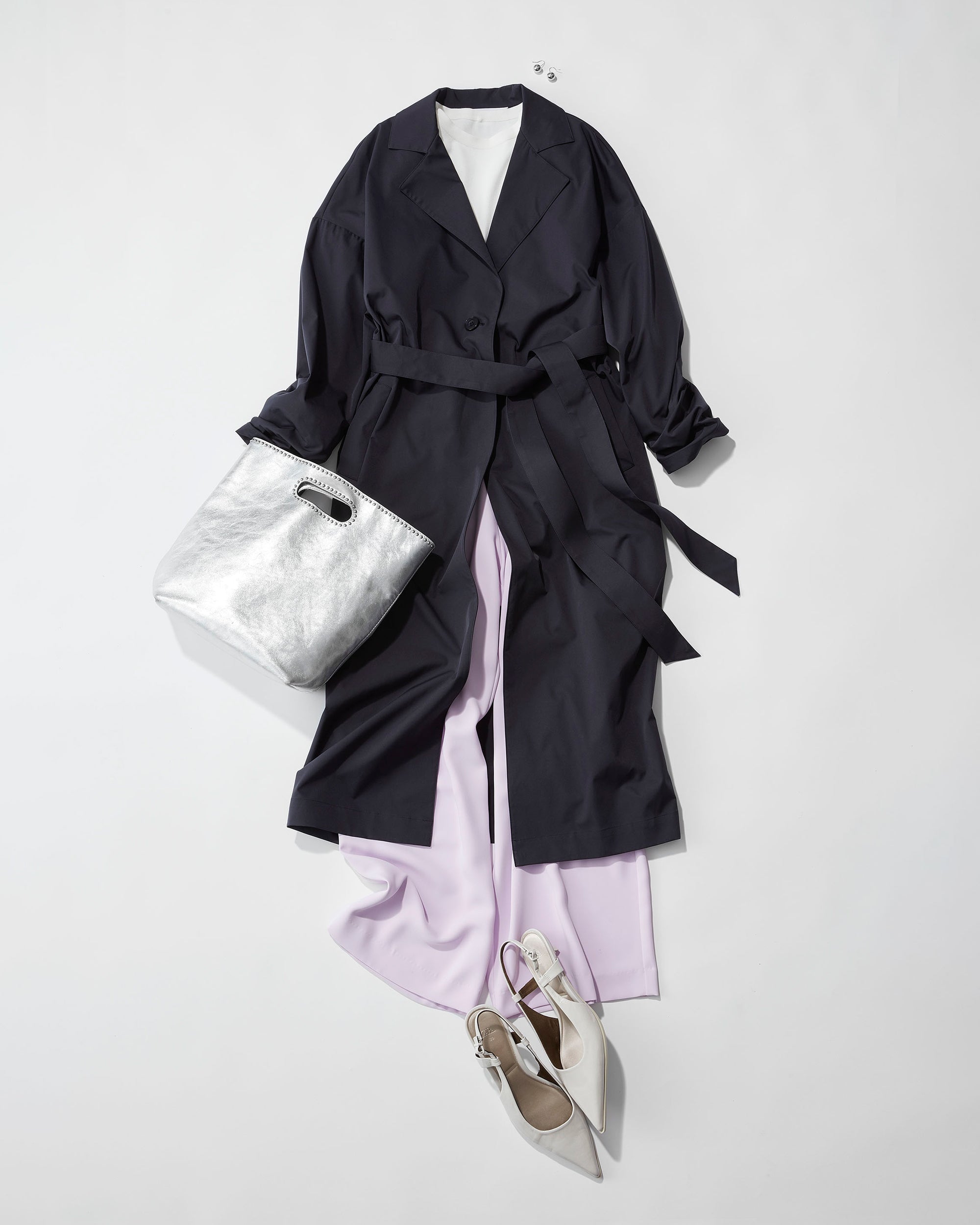 サイドタックワイドパンツ