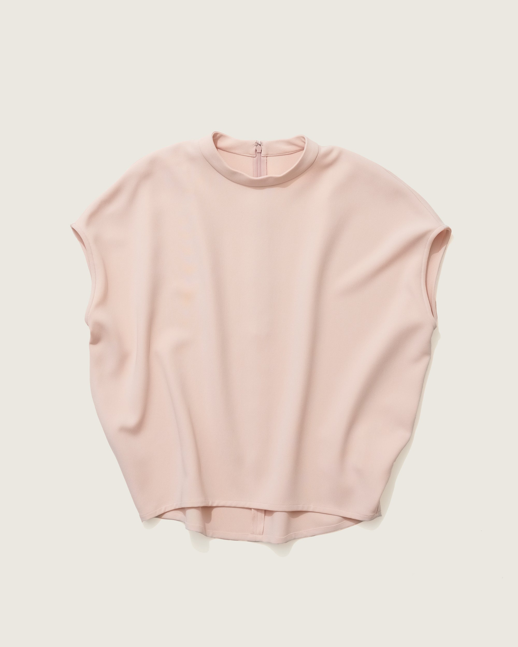 スタンドカラーコクーンブラウス