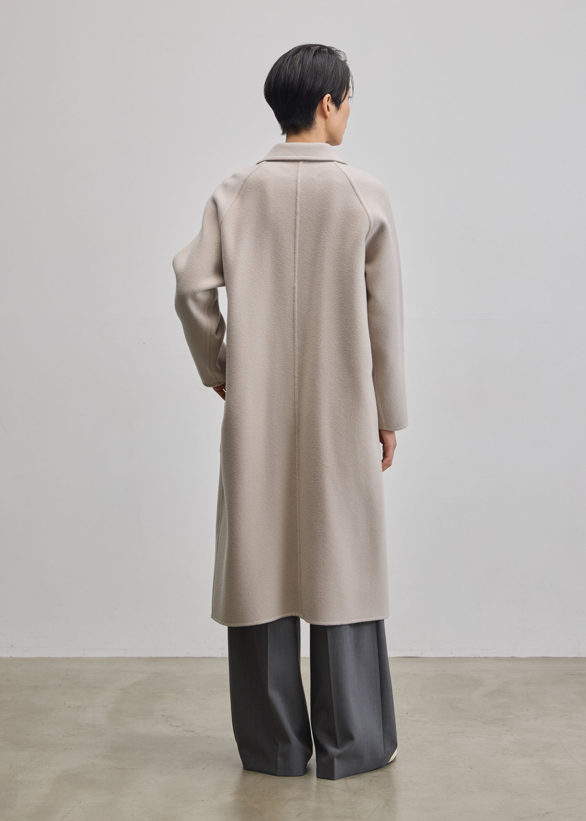 ウールリバーローブコート