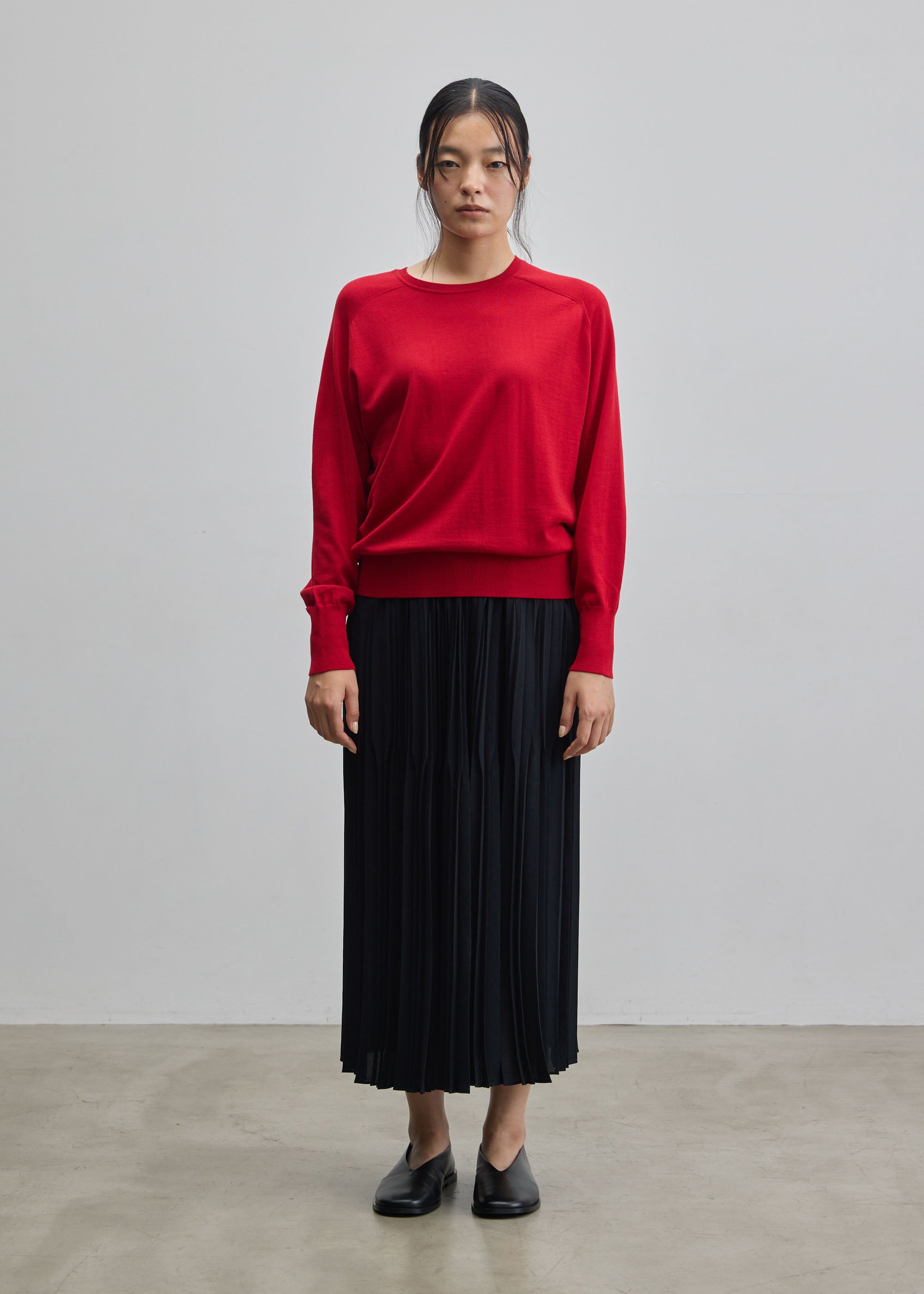 ウールハイゲージドルマンスリーブプルオーバー