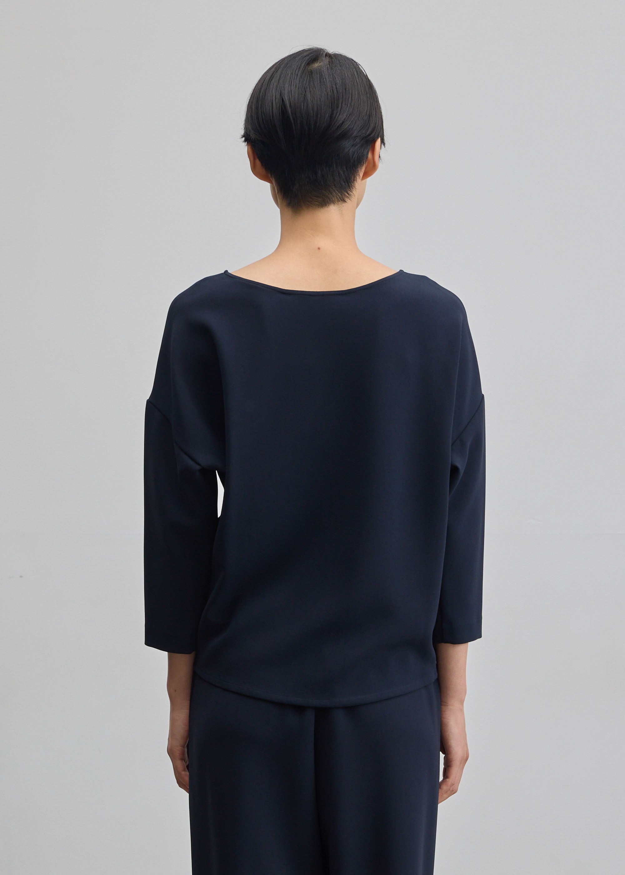 コクーンブラウス8分袖