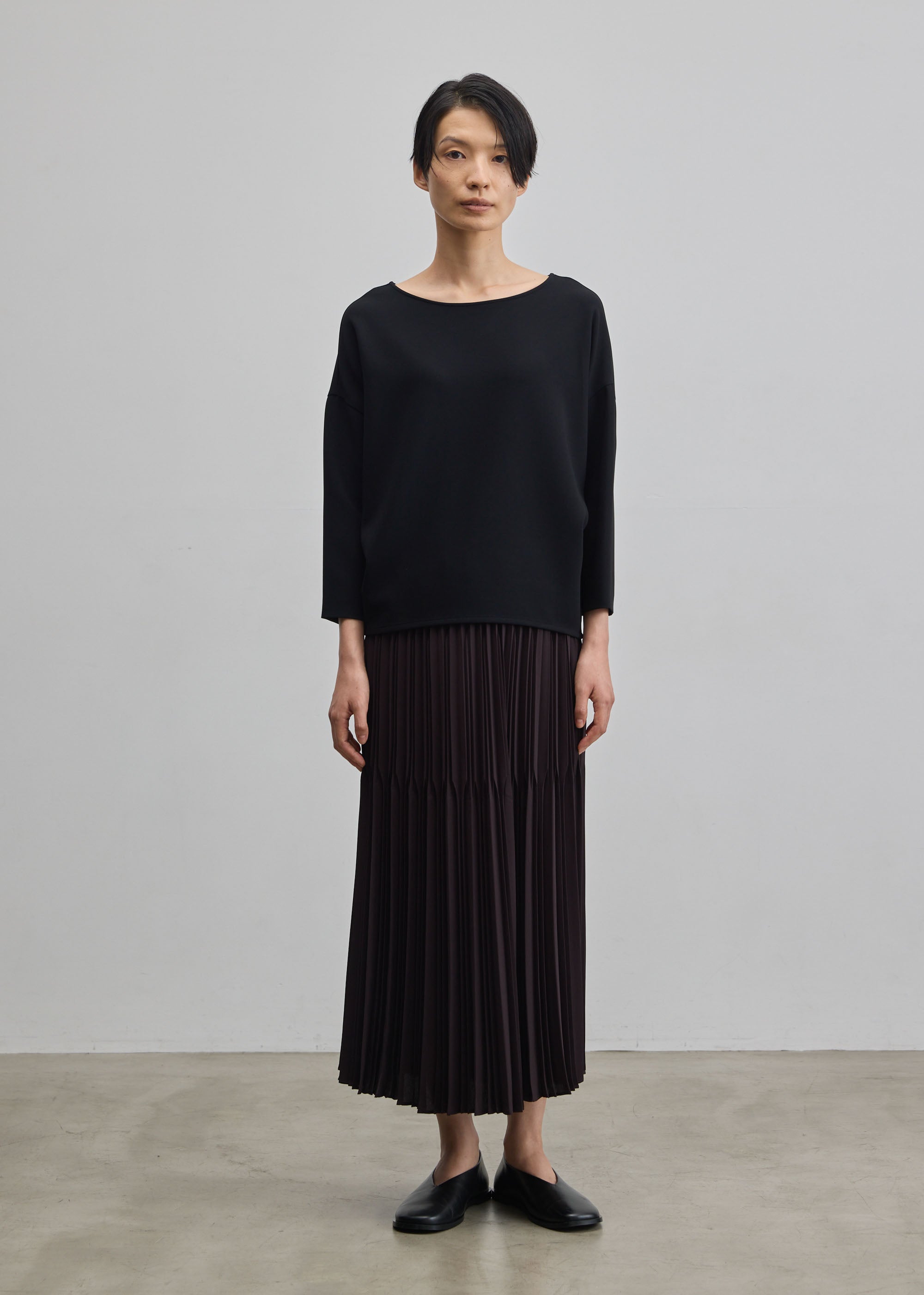 コクーンブラウス8分袖