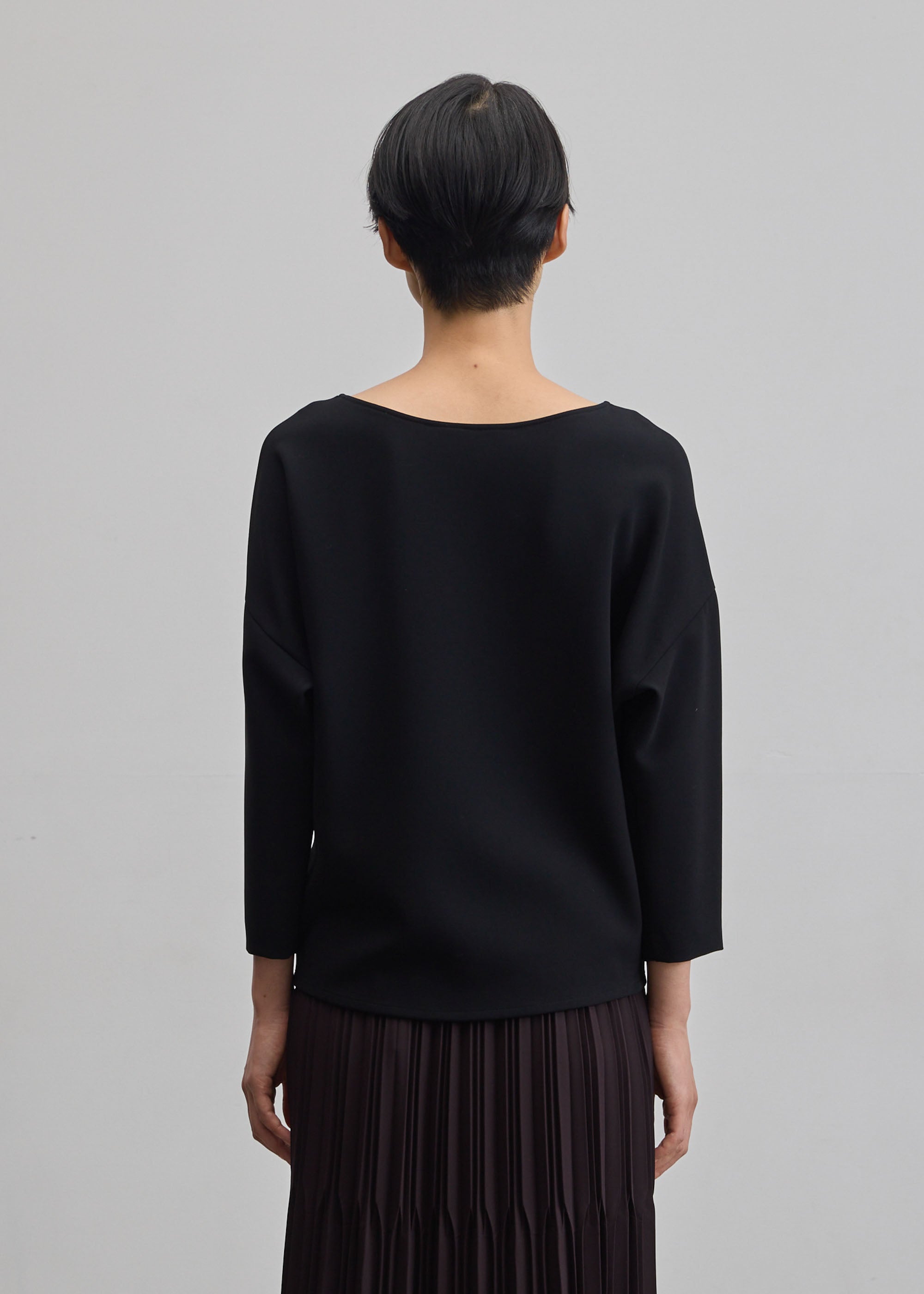 コクーンブラウス8分袖