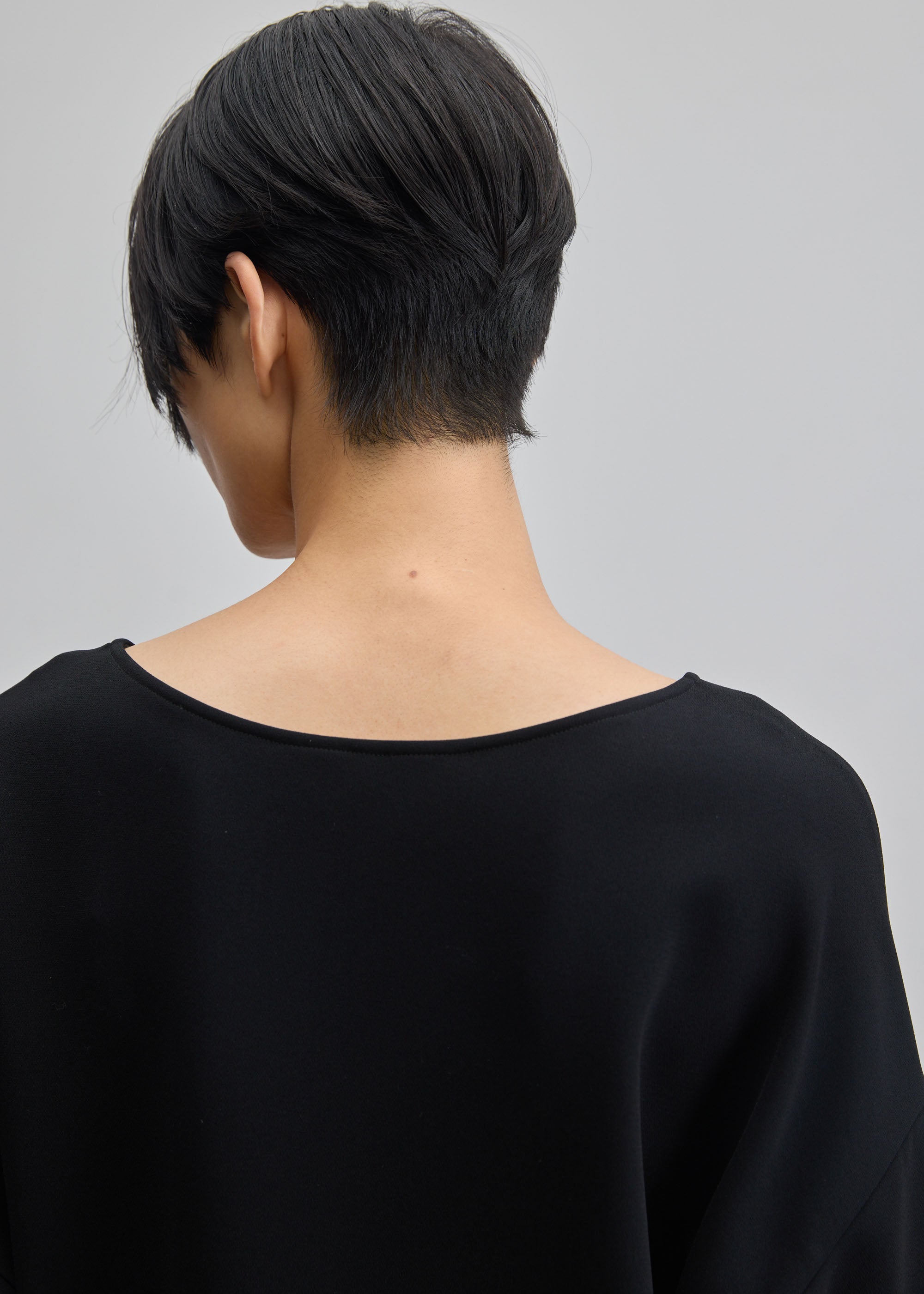 コクーンブラウス8分袖