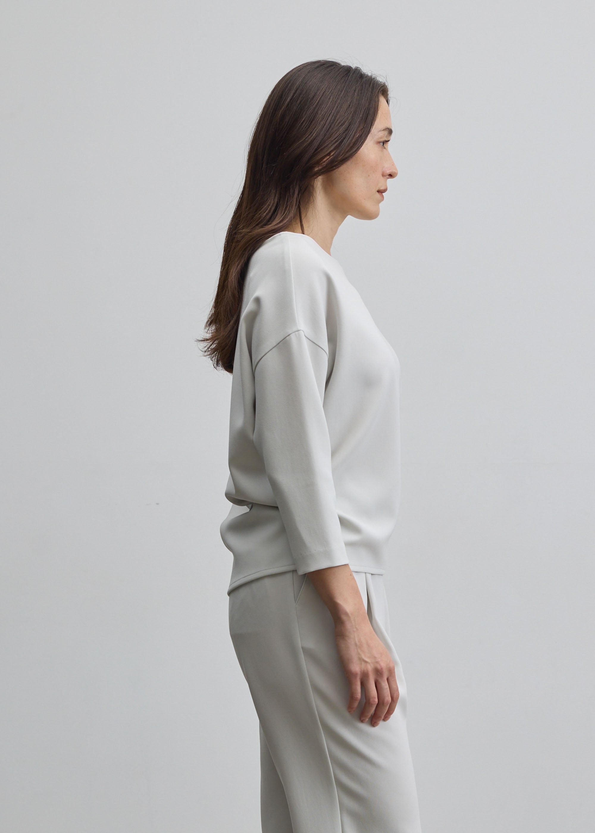 コクーンブラウス8分袖