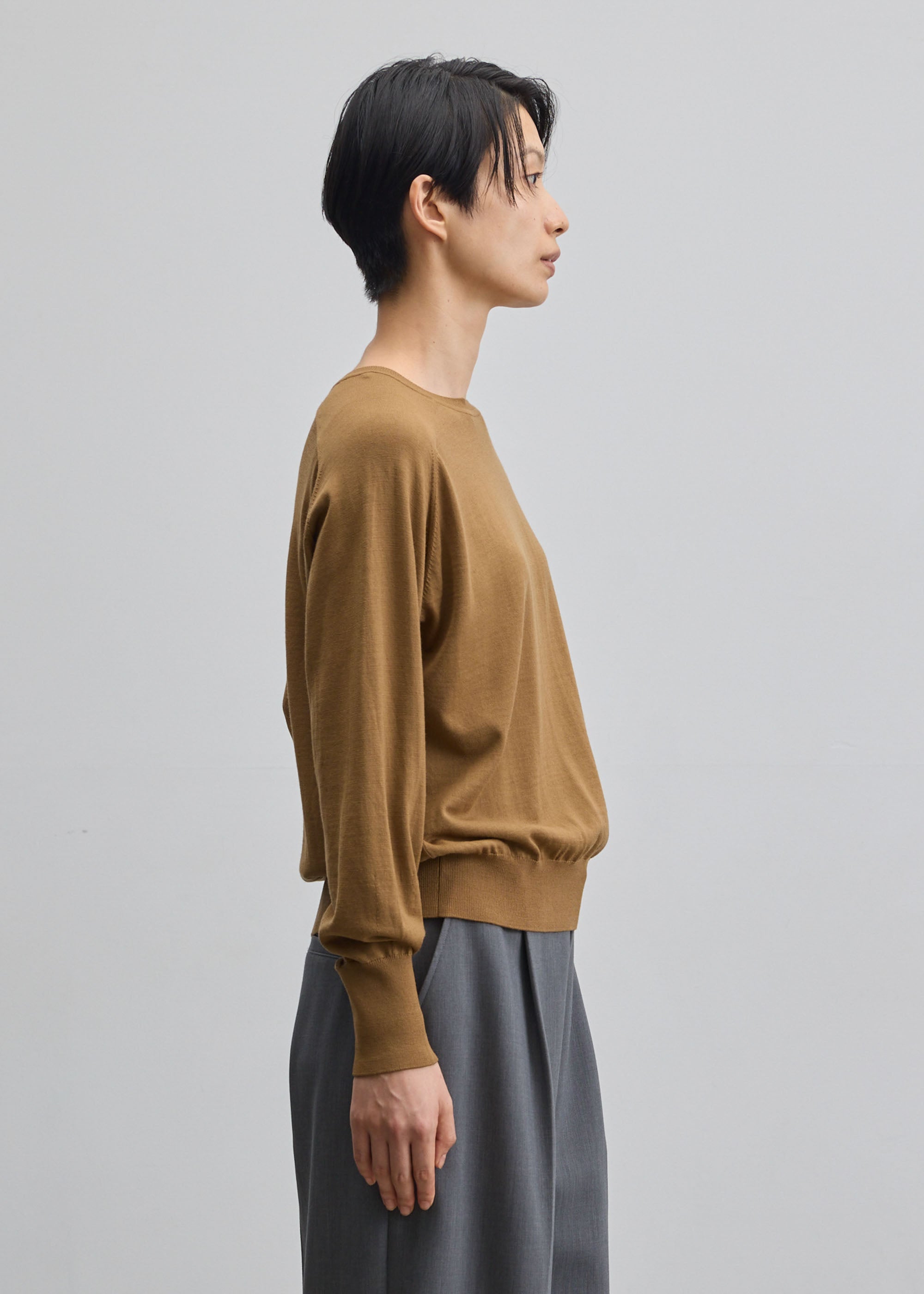 ウールハイゲージドルマンスリーブプルオーバー