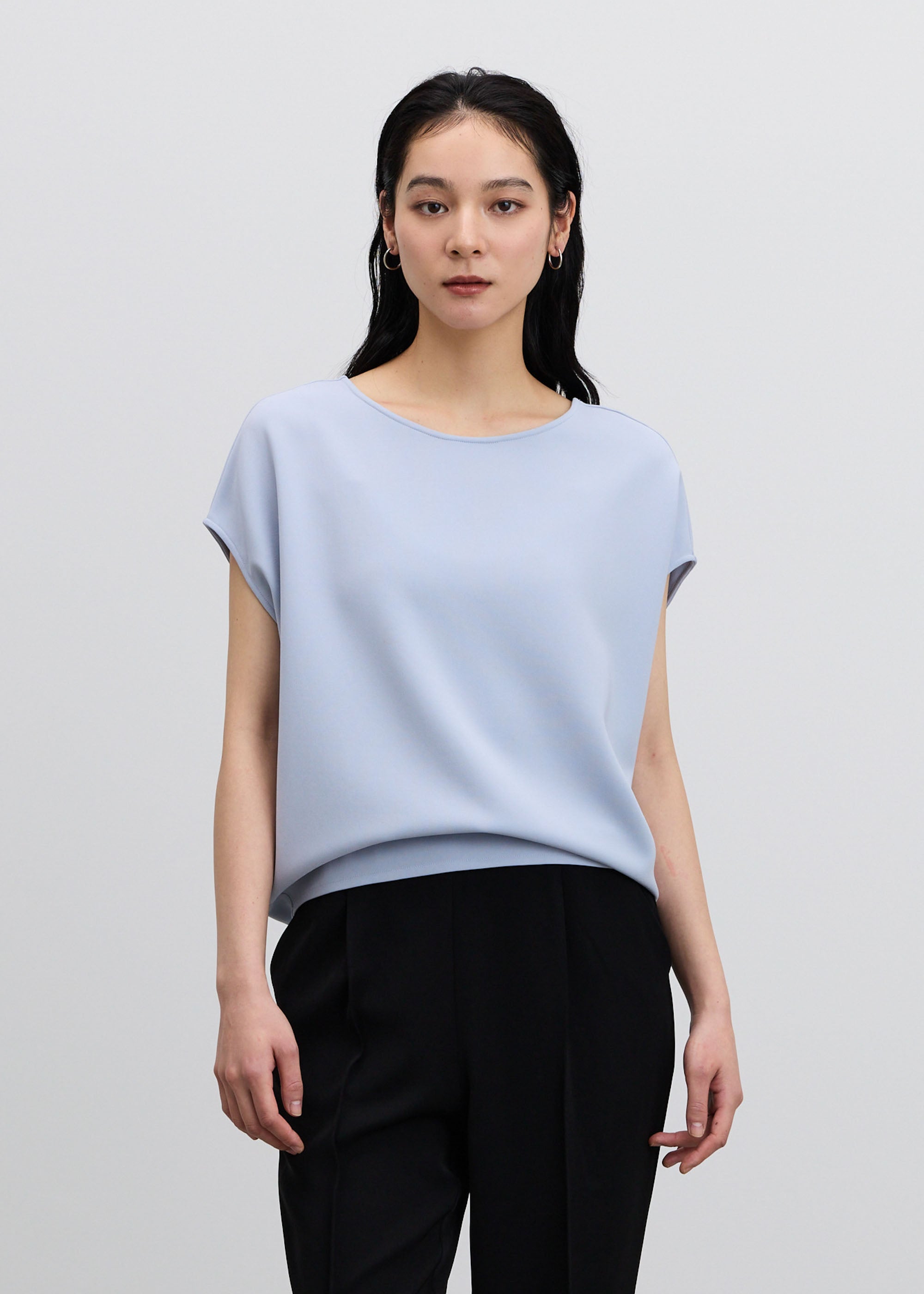 ショートスリーブコクーンブラウス