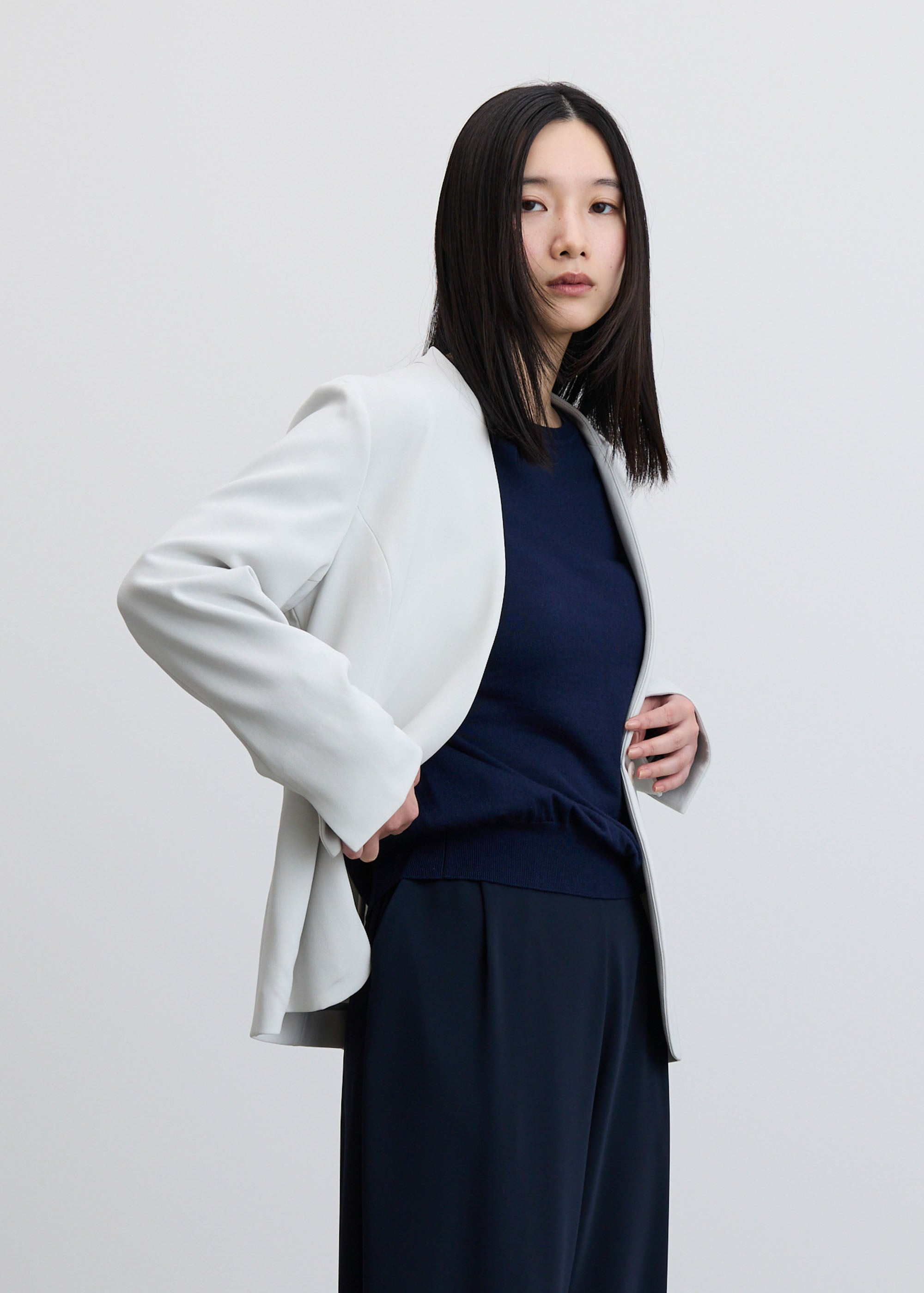 ノーカラージャケット