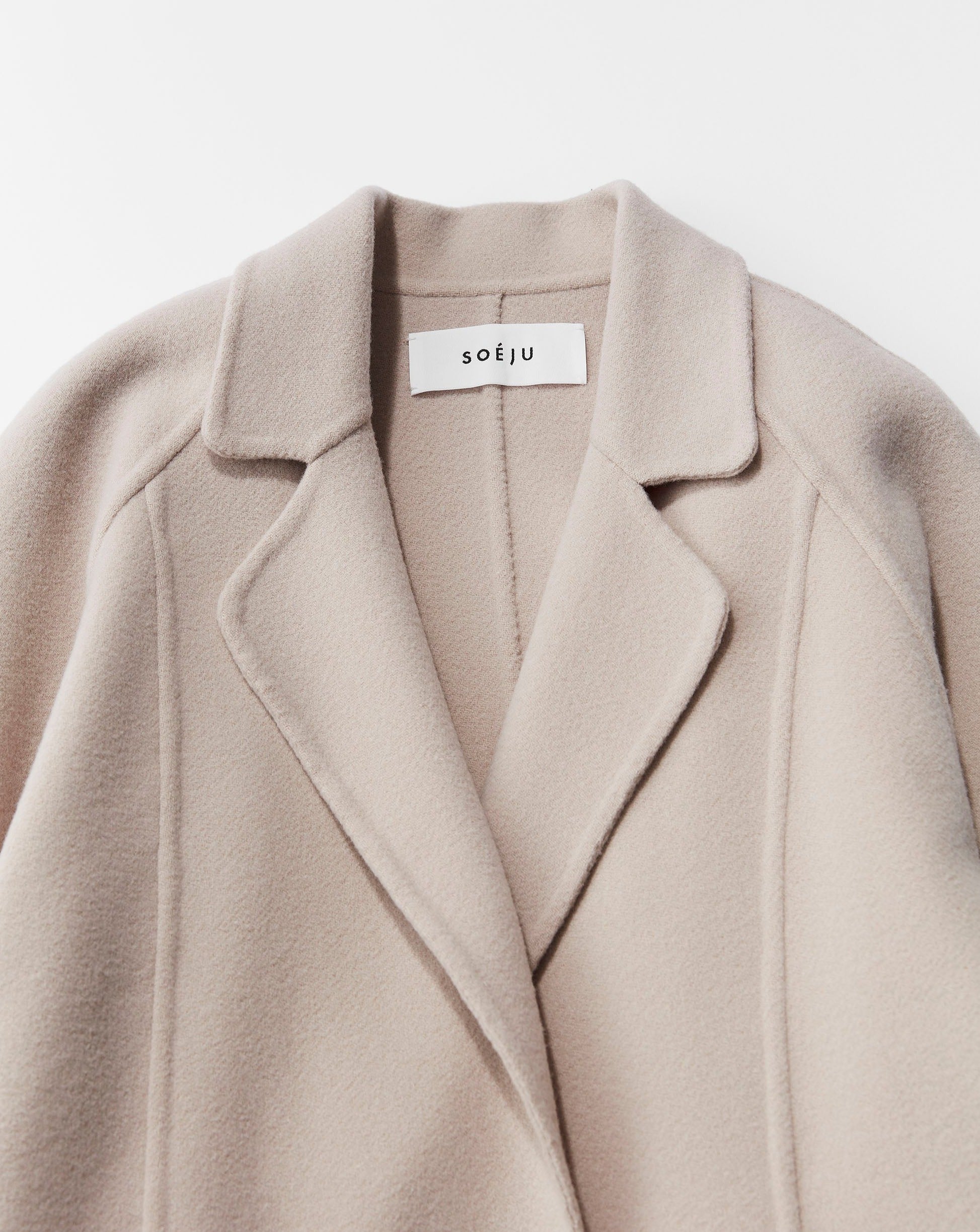 ウールリバーローブコート