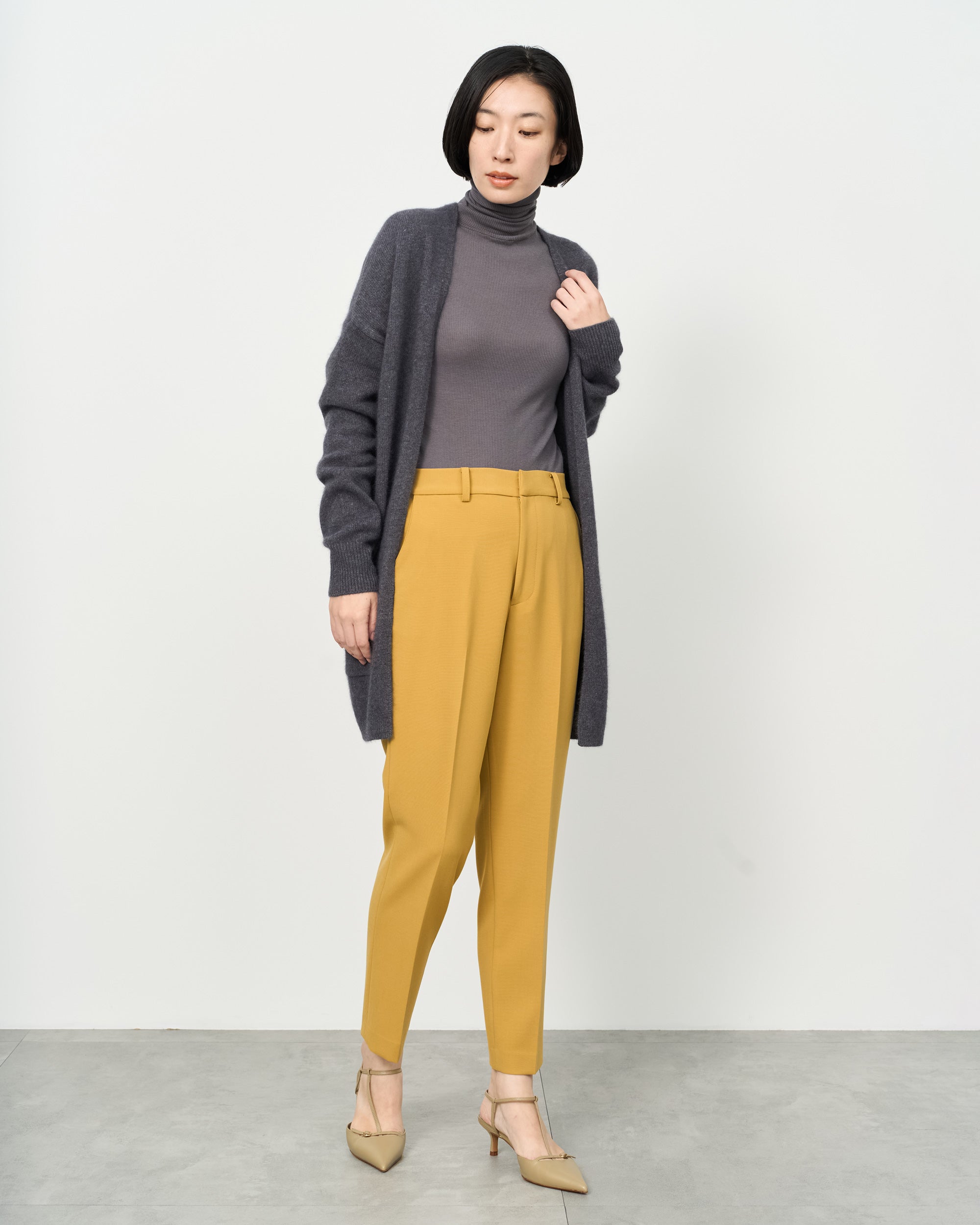 ウールライクセンタープレスパンツ