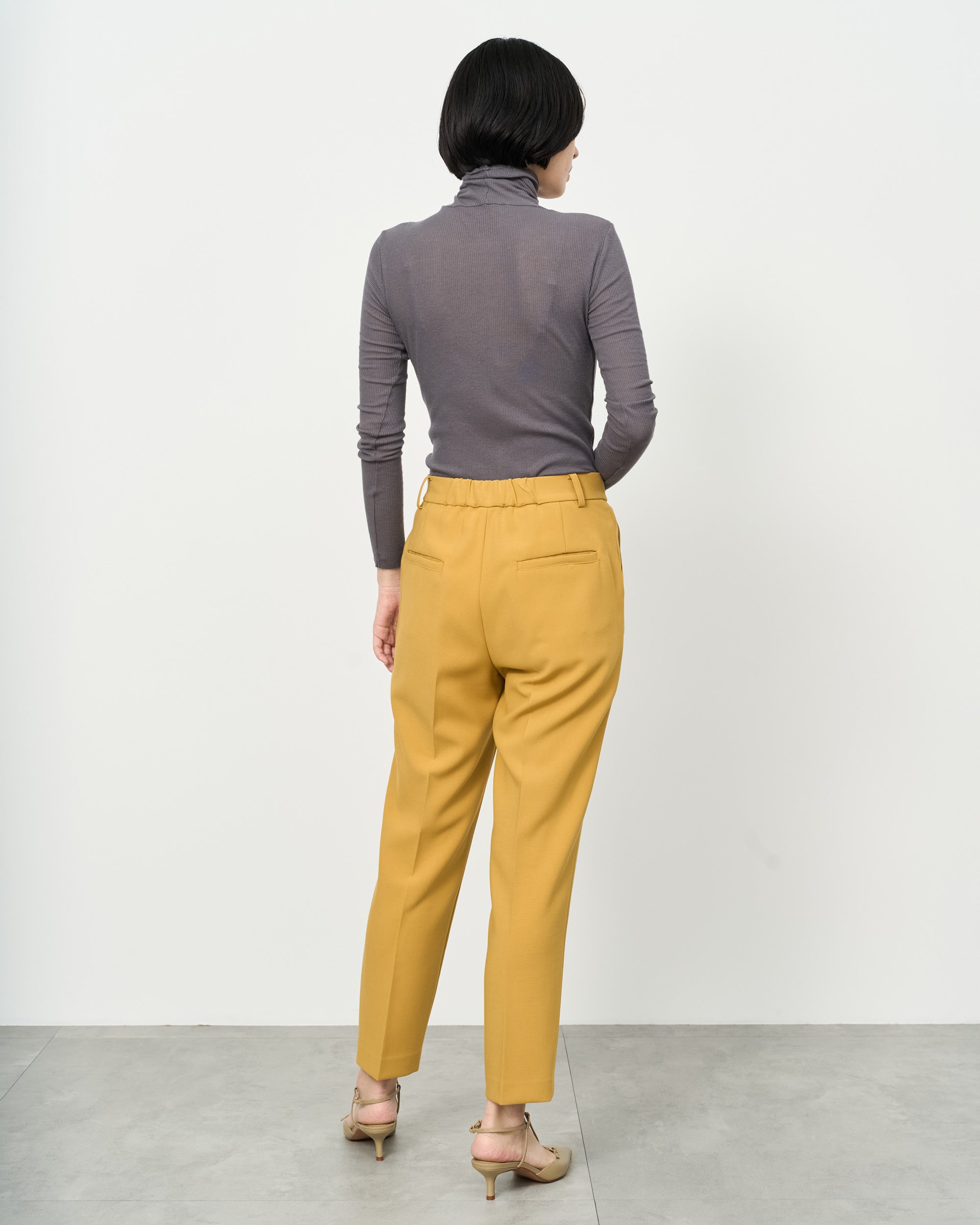 ウールライクセンタープレスパンツ