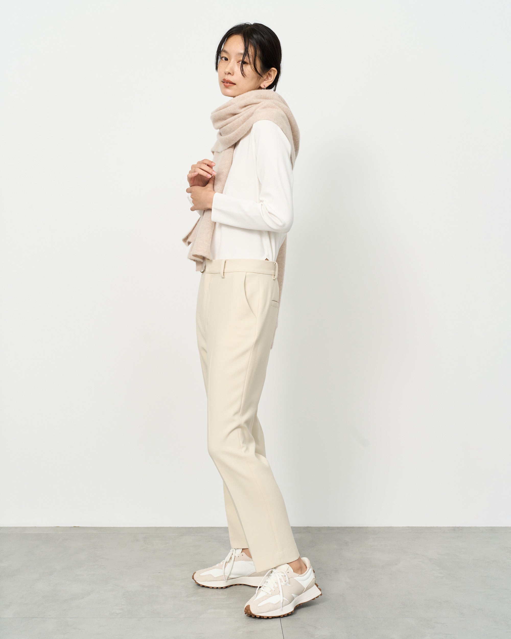 ウールライクセンタープレスパンツ