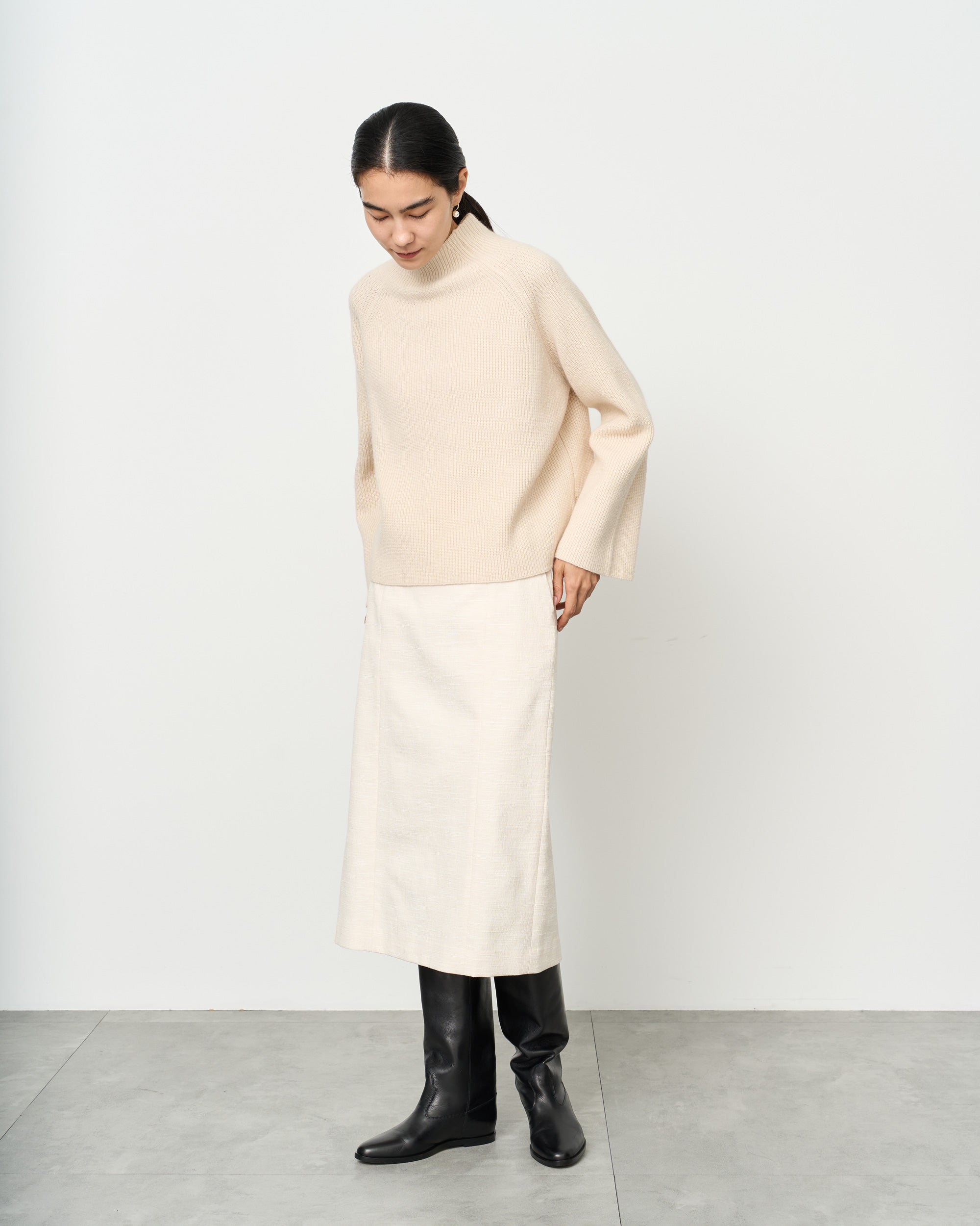 ツィーディージャカードロングタイトスカート