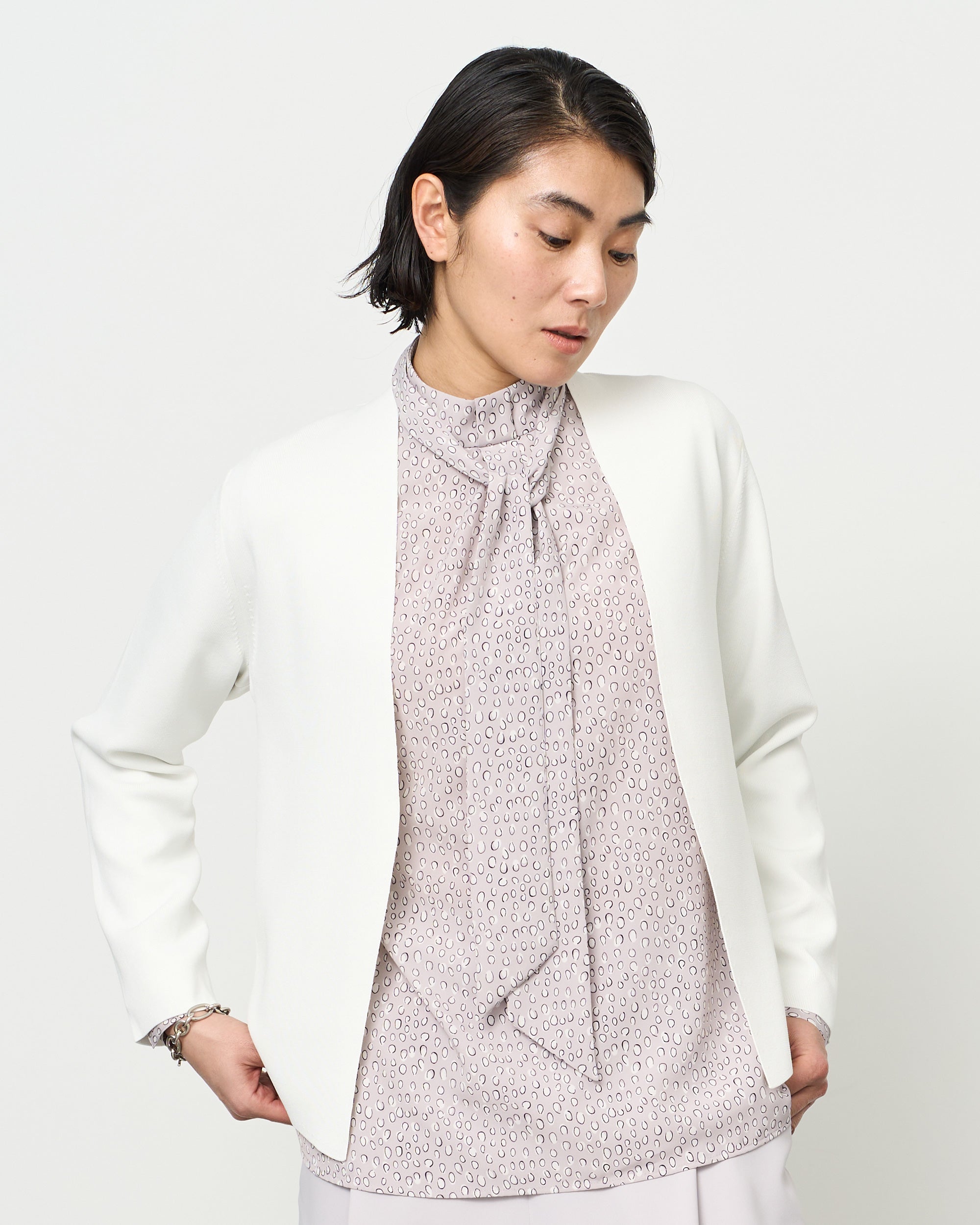 ショートニットジャケット