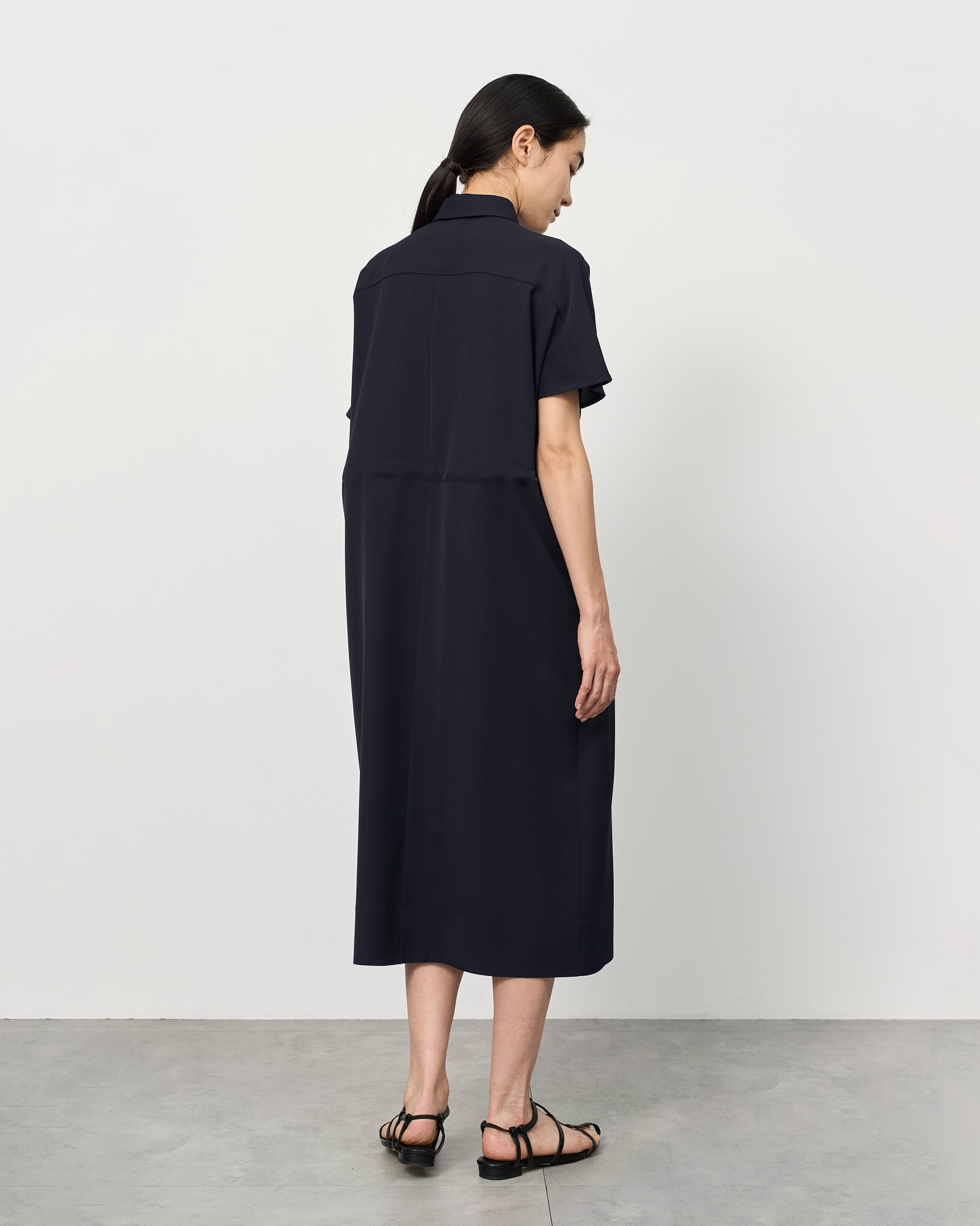 ロングシャツワンピース