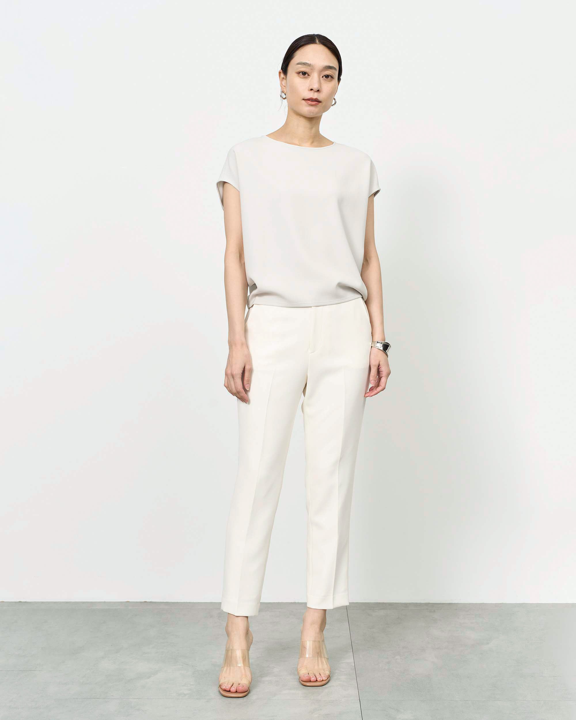 ショートスリーブコクーンブラウス