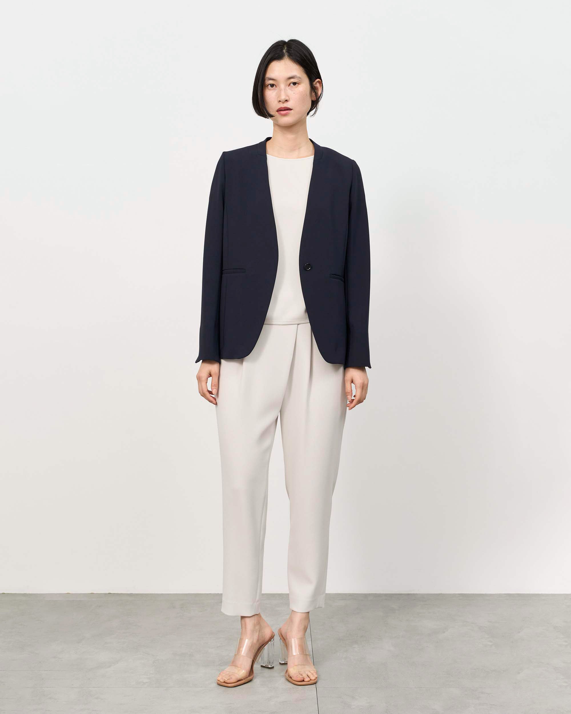 ショートスリーブコクーンブラウス