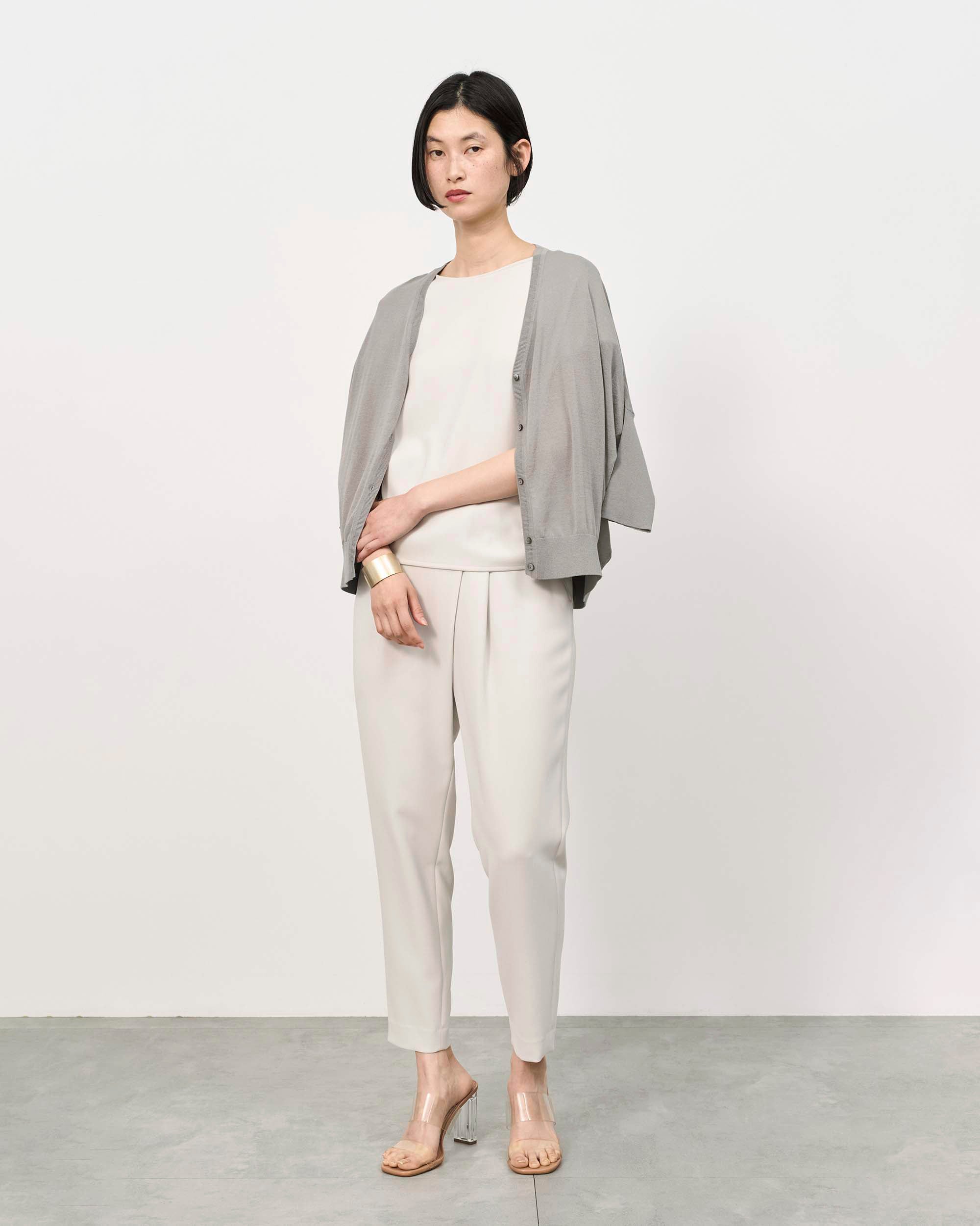 ショートスリーブコクーンブラウス