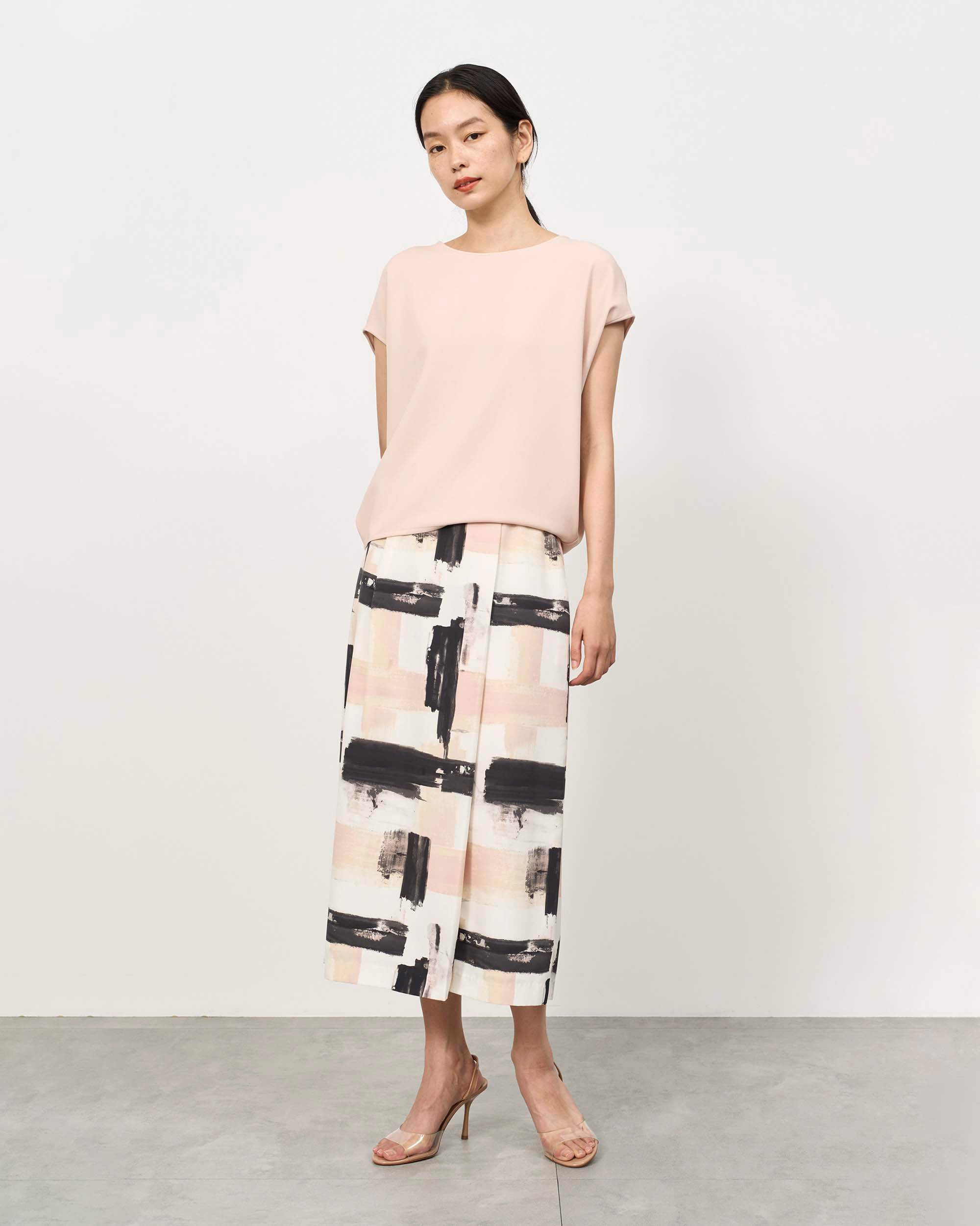 ショートスリーブコクーンブラウス