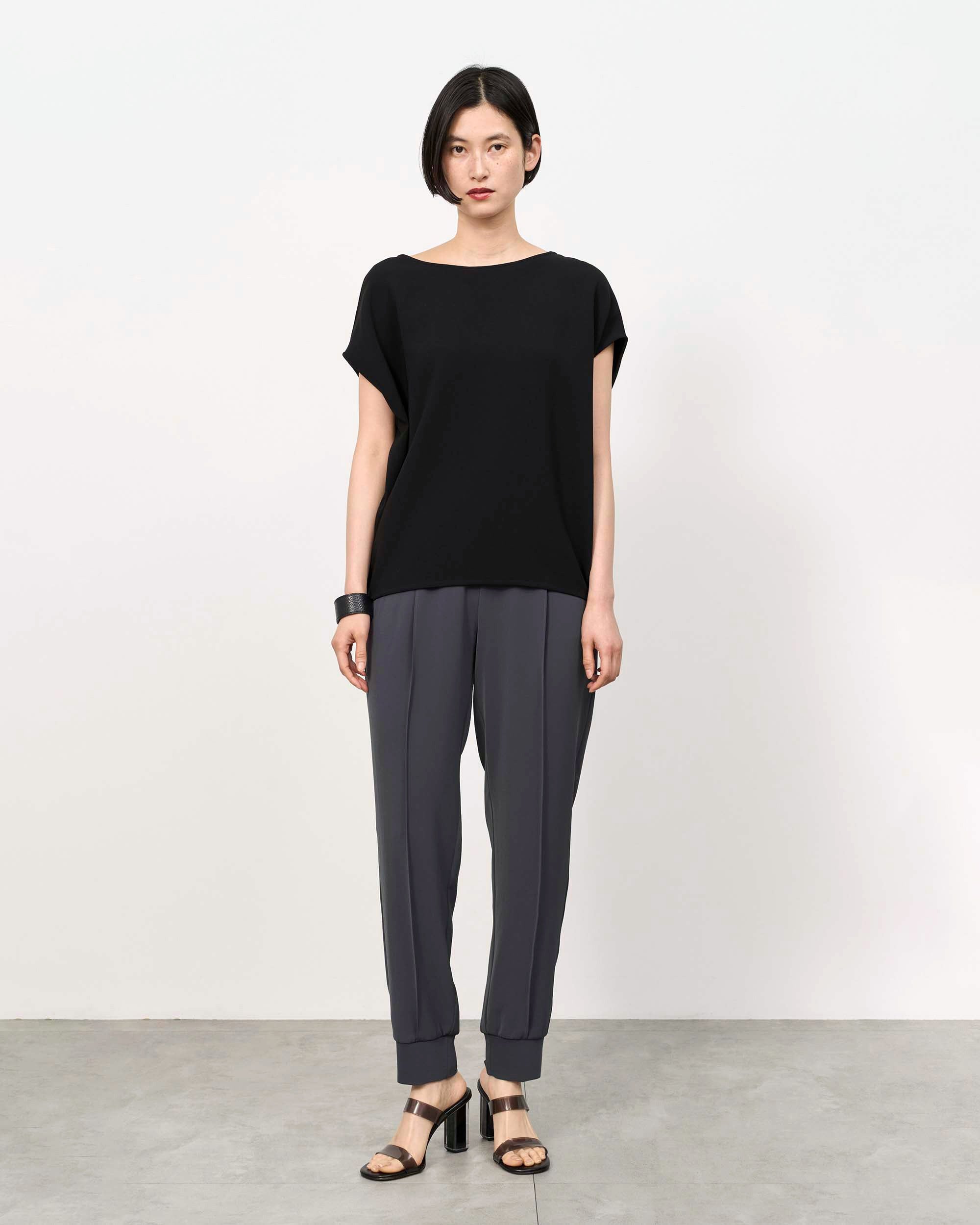 ショートスリーブコクーンブラウス