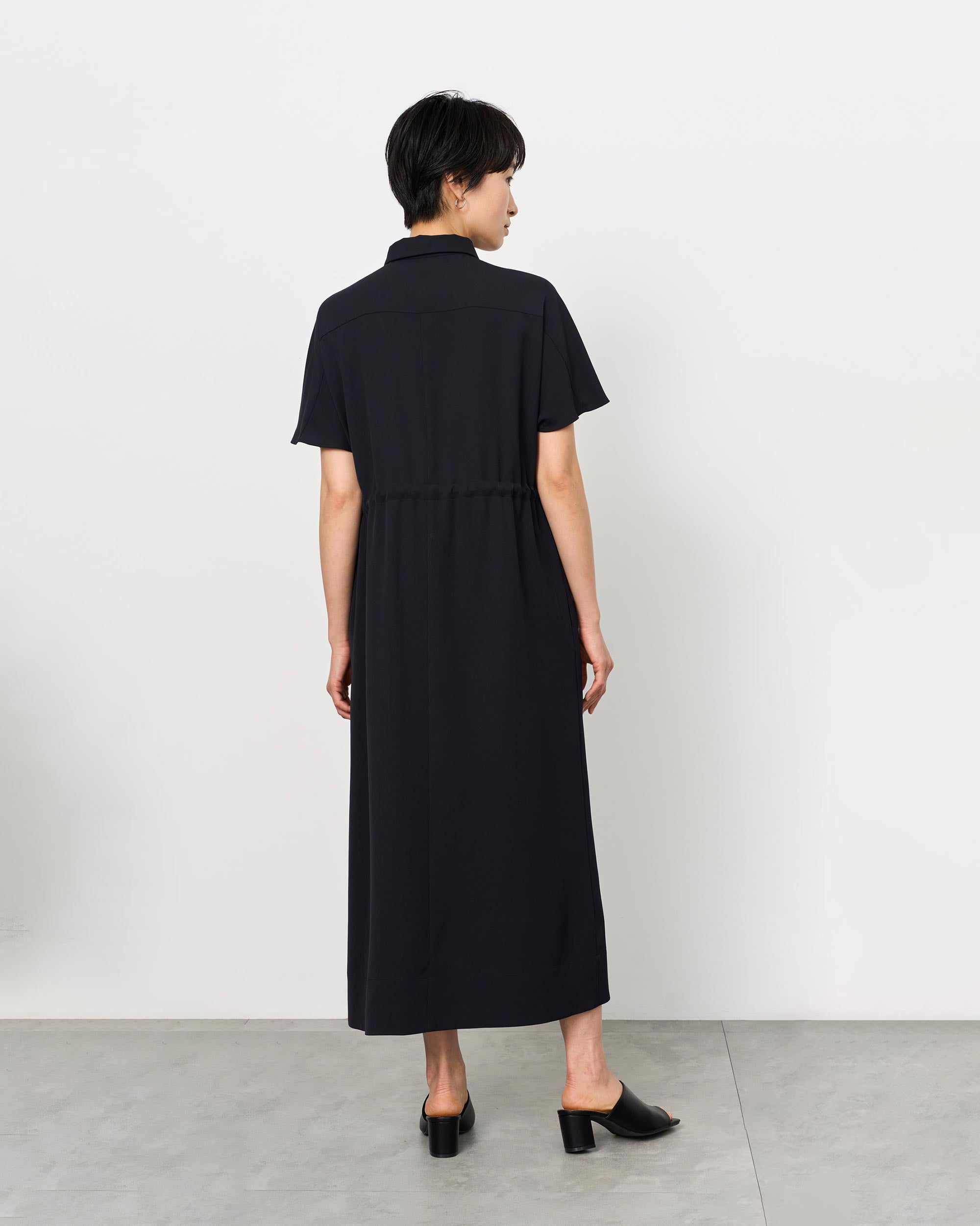 ロングシャツワンピース