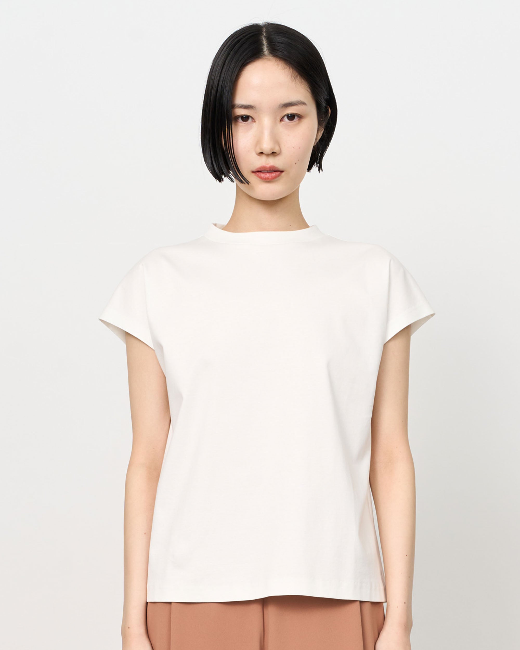 COOL SMOOTH スタンドカラーカットソー