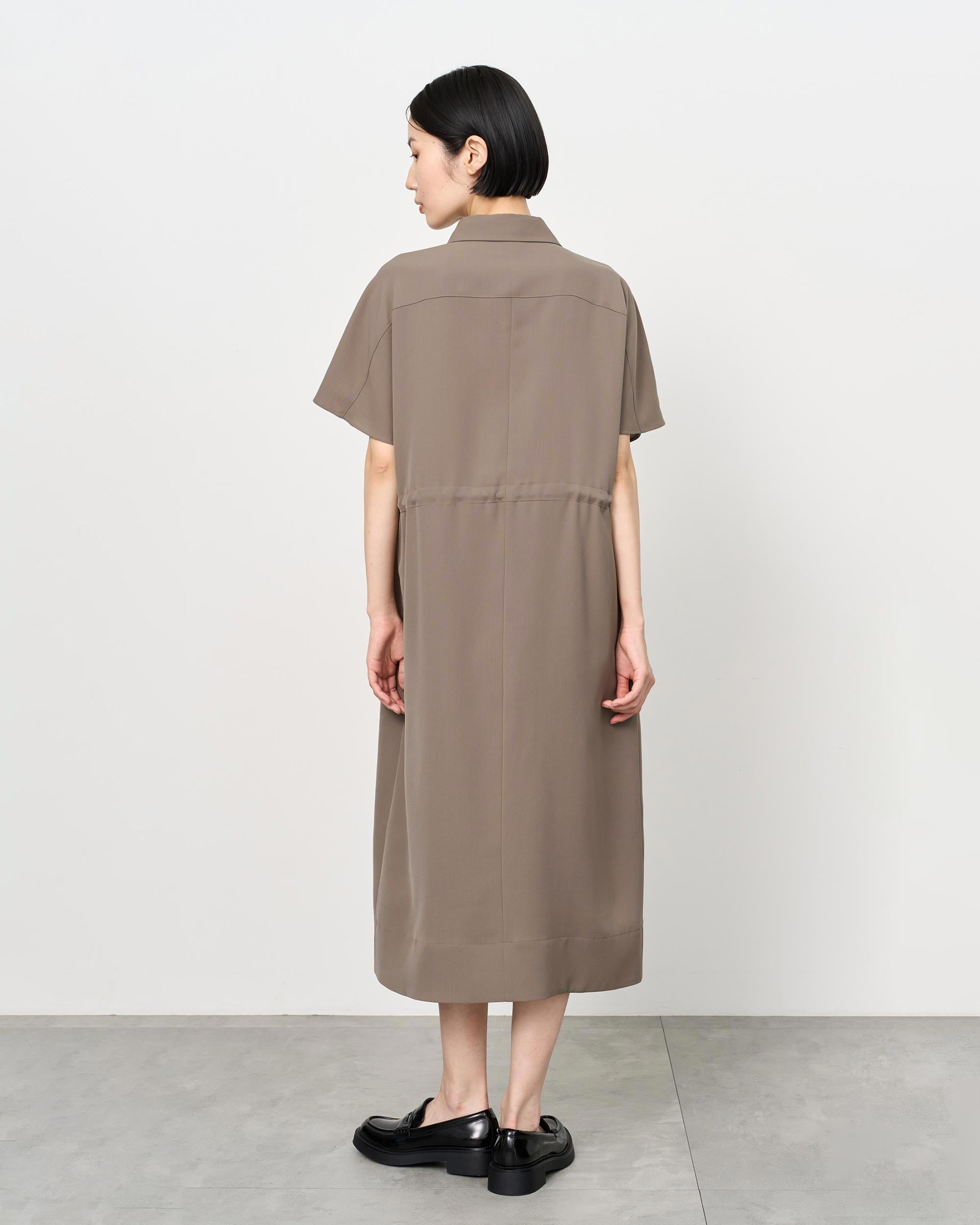 ロングシャツワンピース