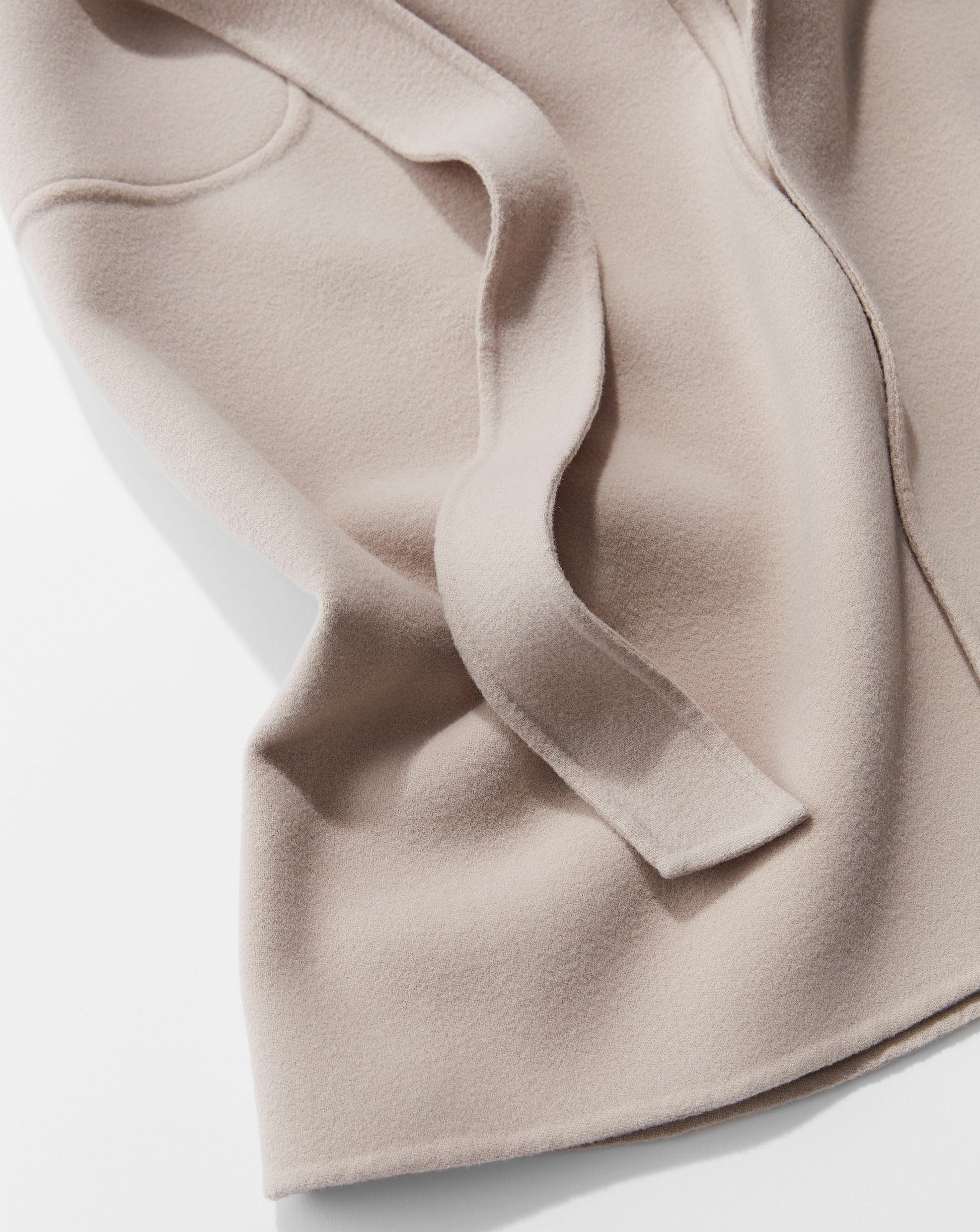 ウールリバーローブコート