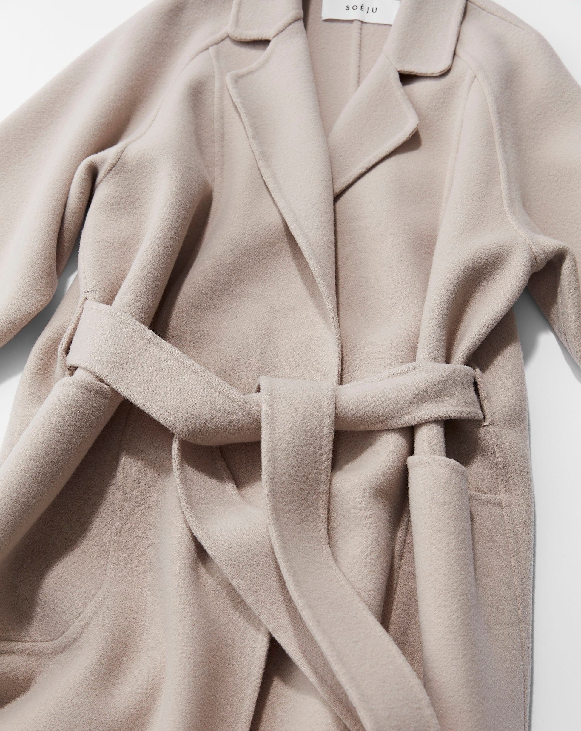 ウールリバーローブコート