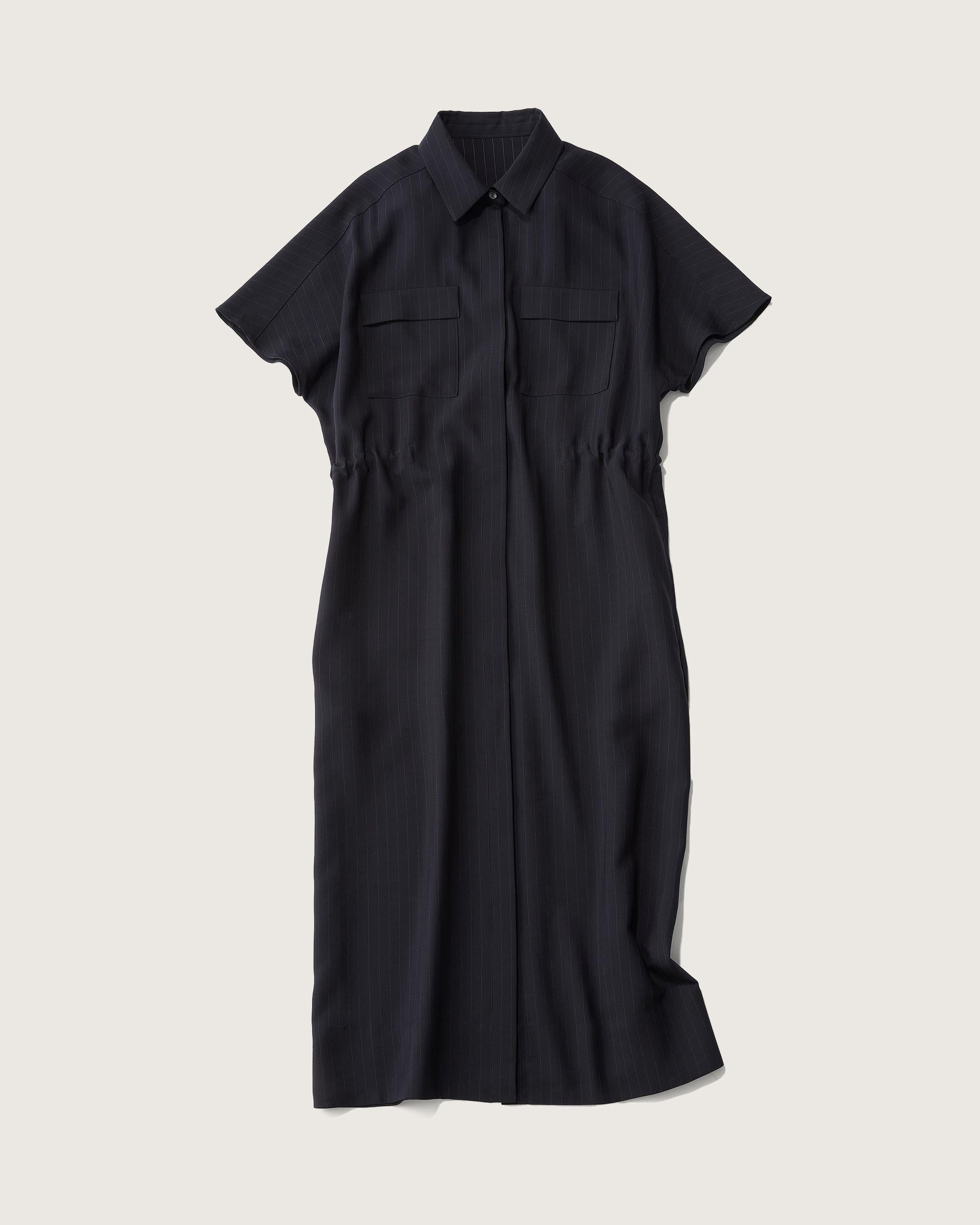 ロングシャツワンピース