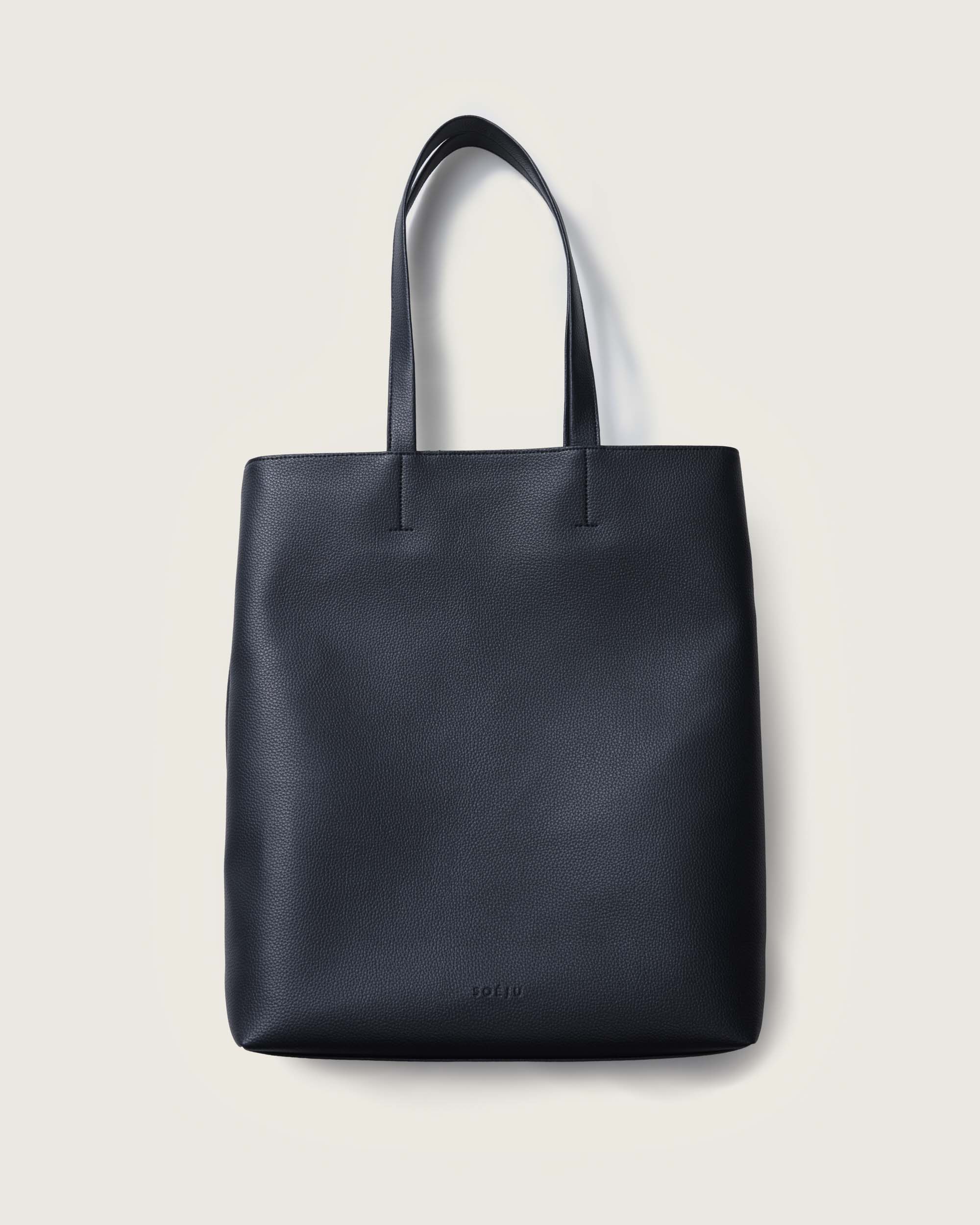 ヴィーガンレザレットマチ付きトートバッグ