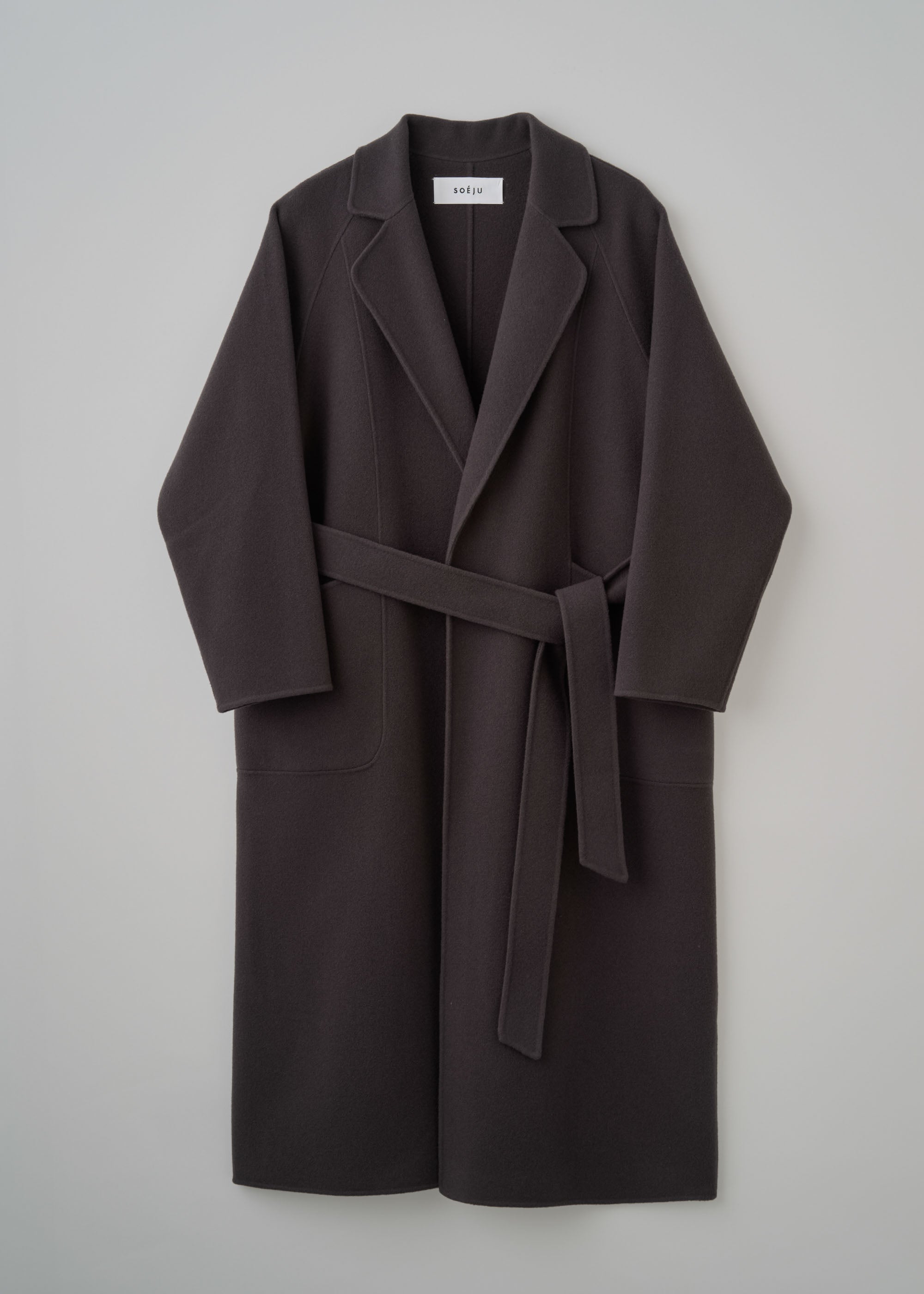 ウールリバーローブコート