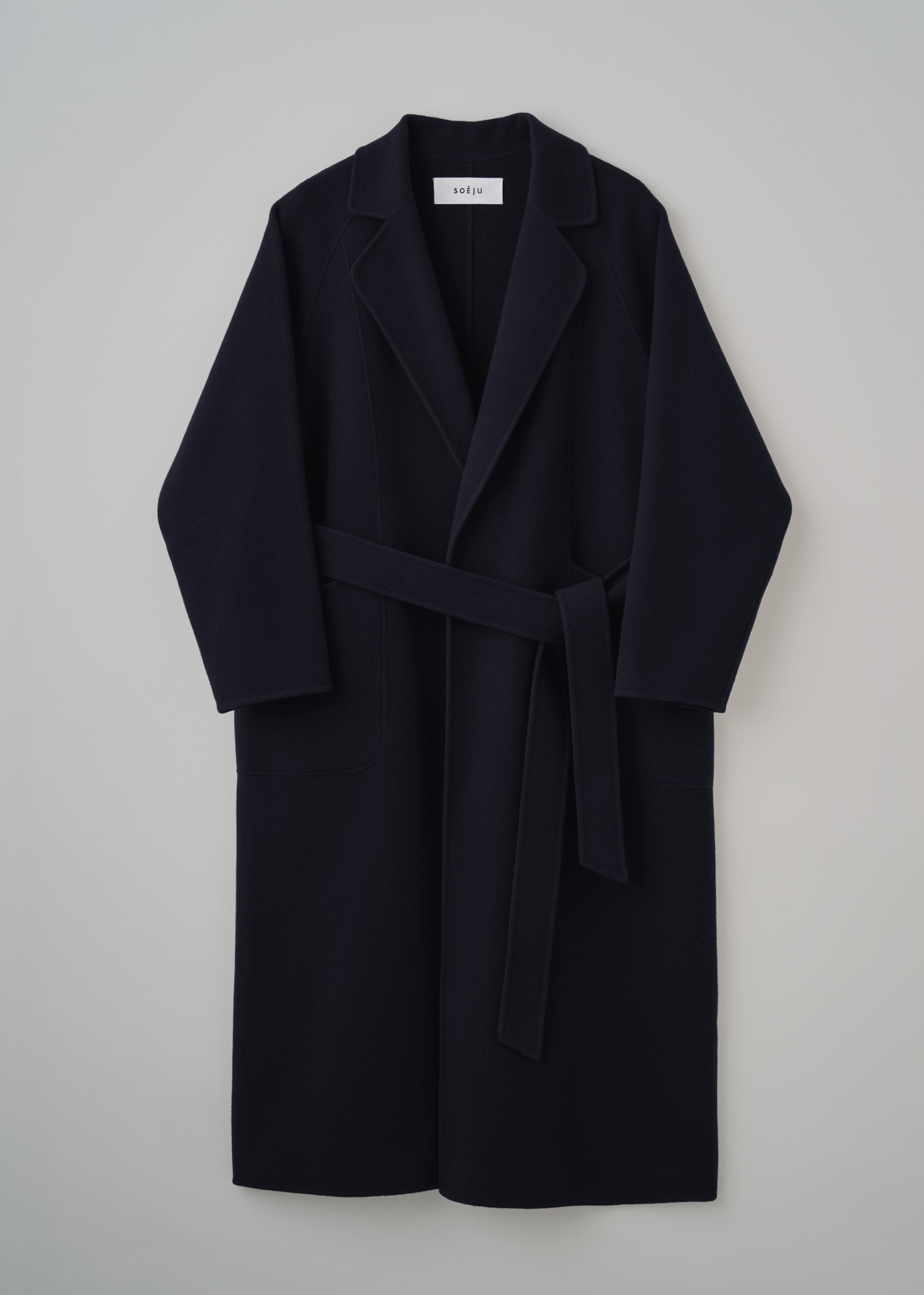 ウールリバーローブコート