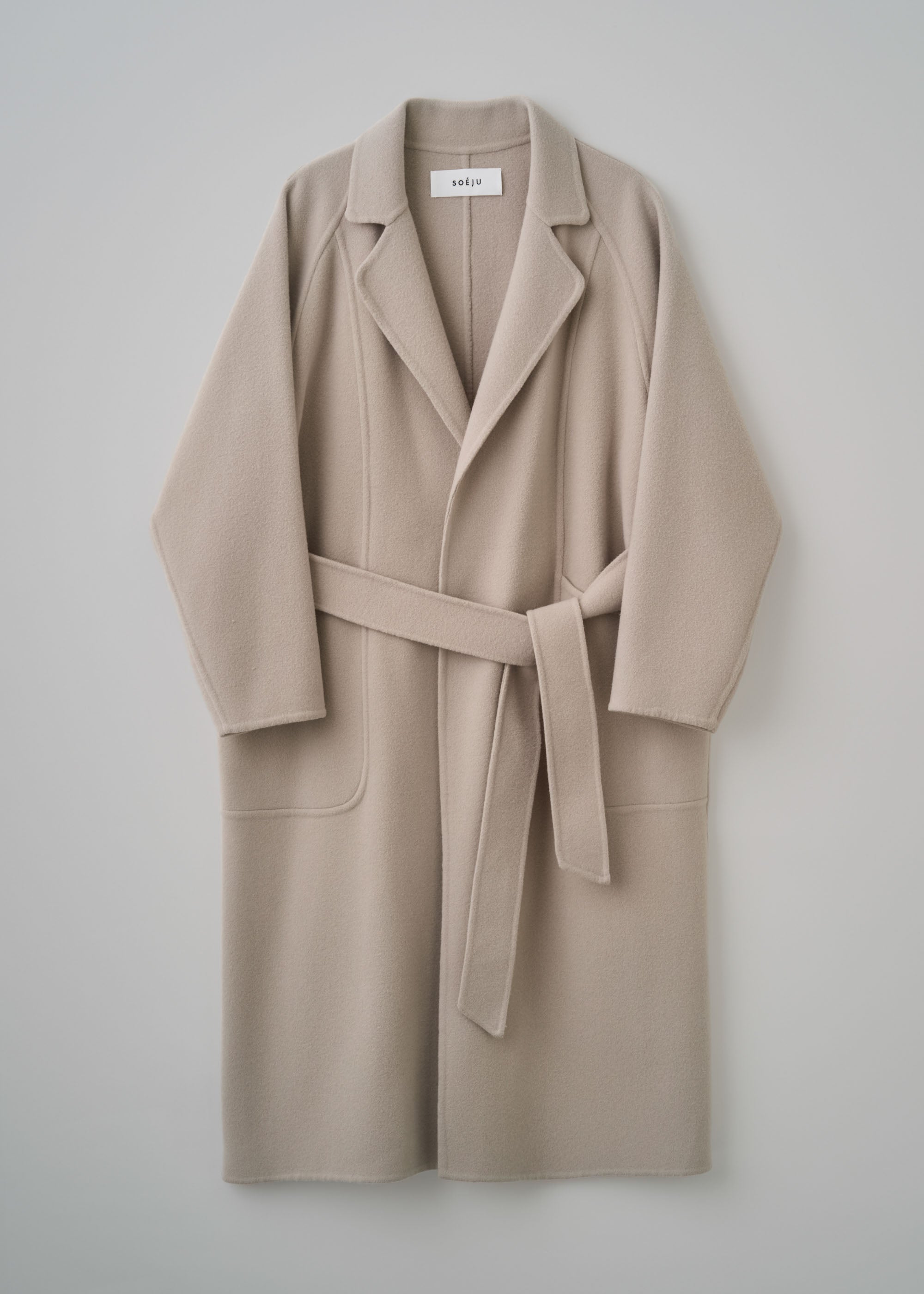 ウールリバーローブコート