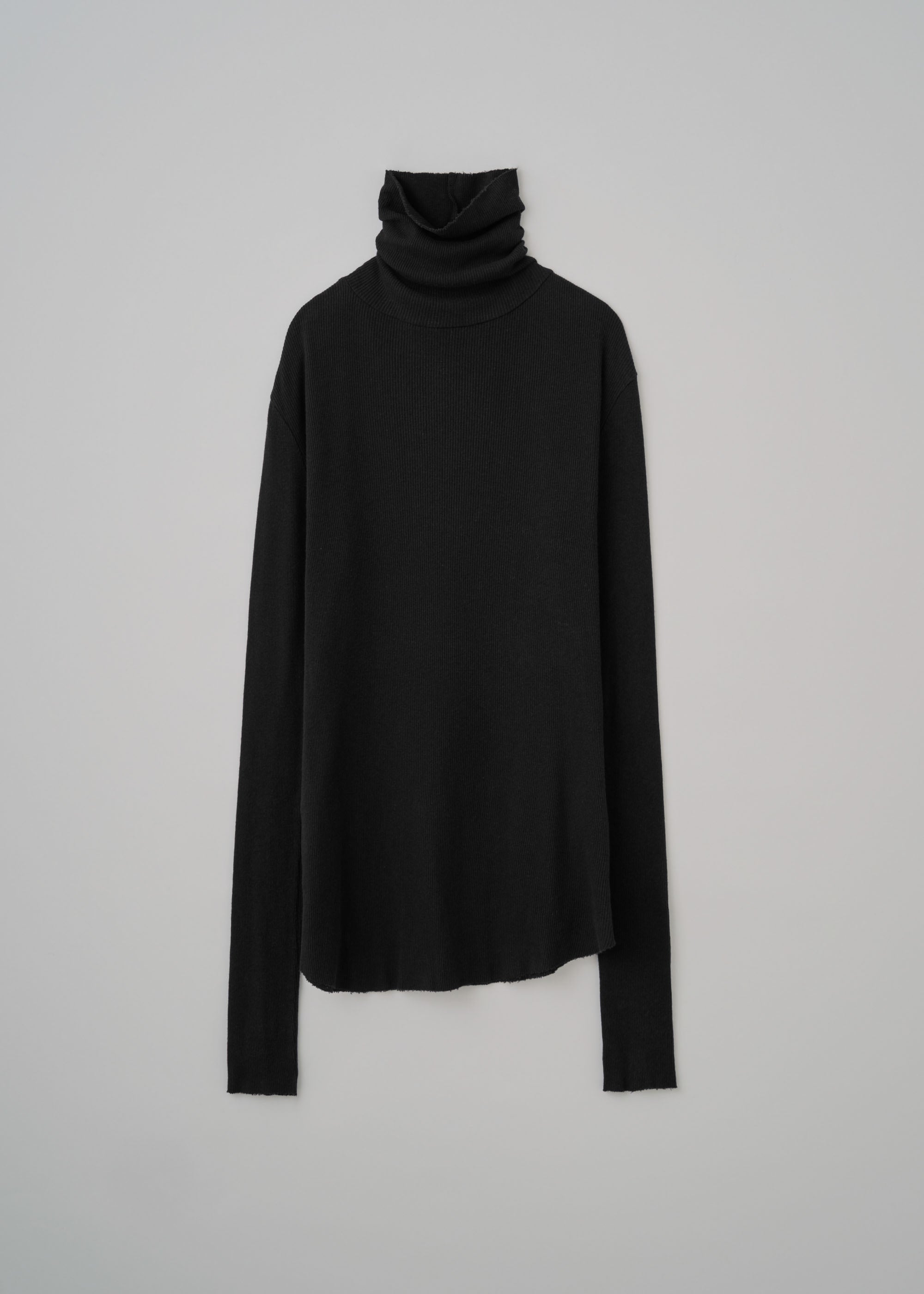カシミヤ混タートルネックカットソー