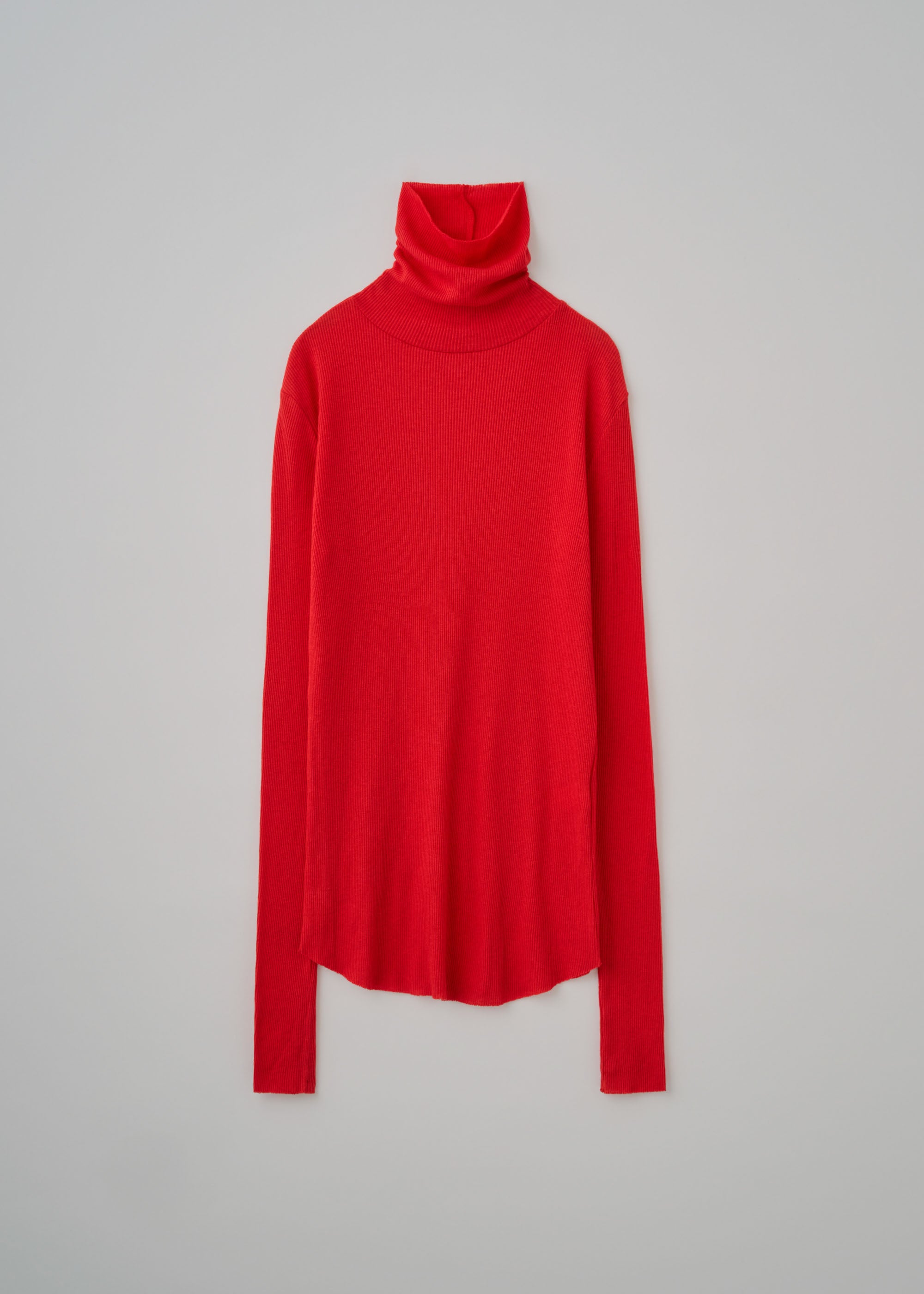 カシミヤ混タートルネックカットソー