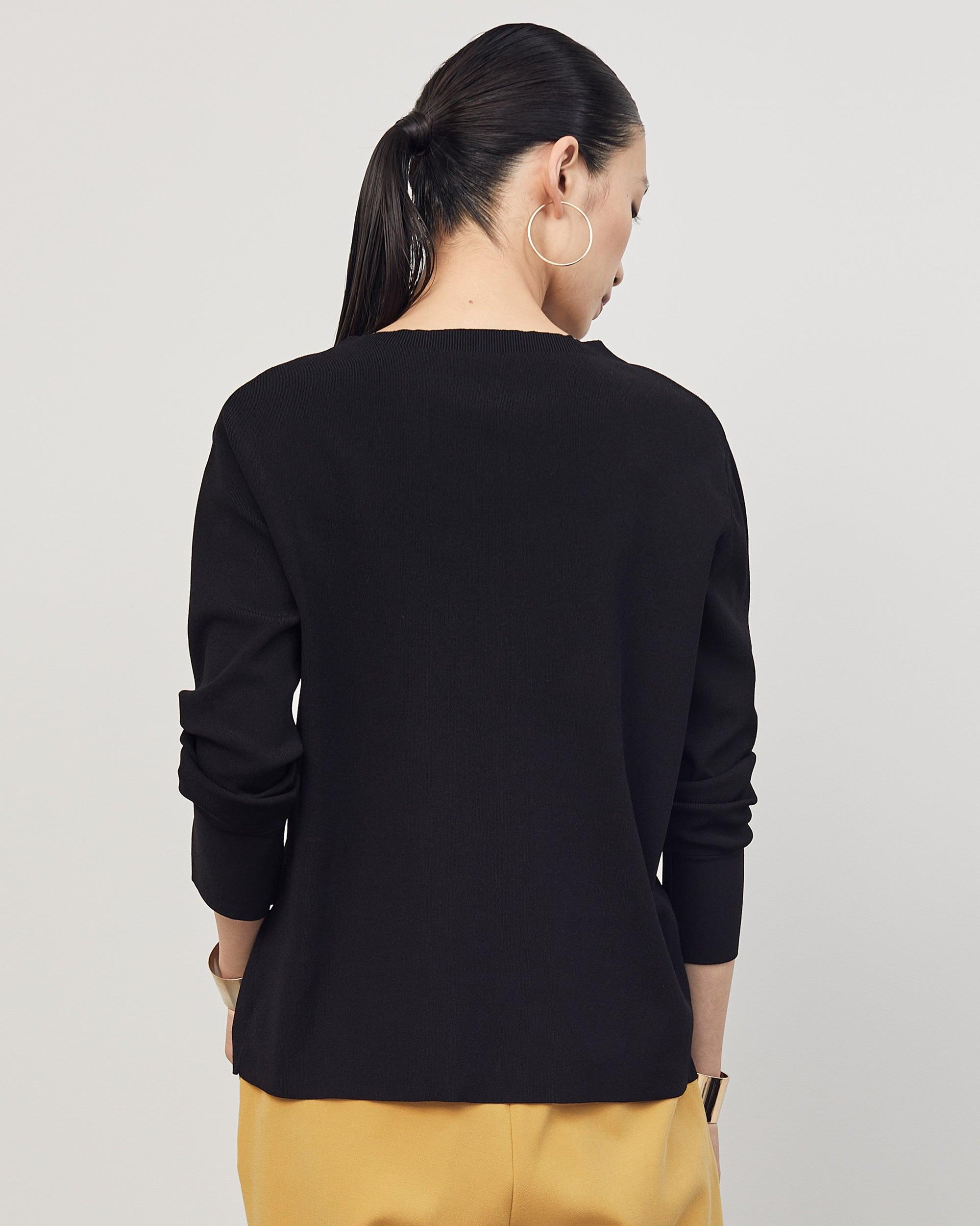 クルーネックニットプルオーバー