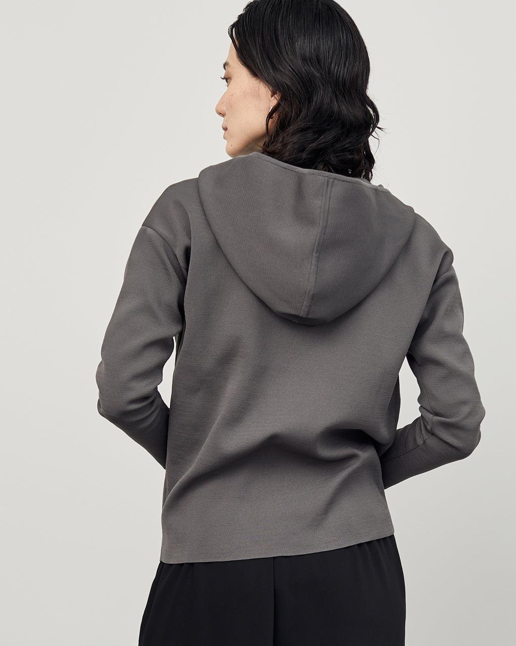 ミラノリブニットパーカー