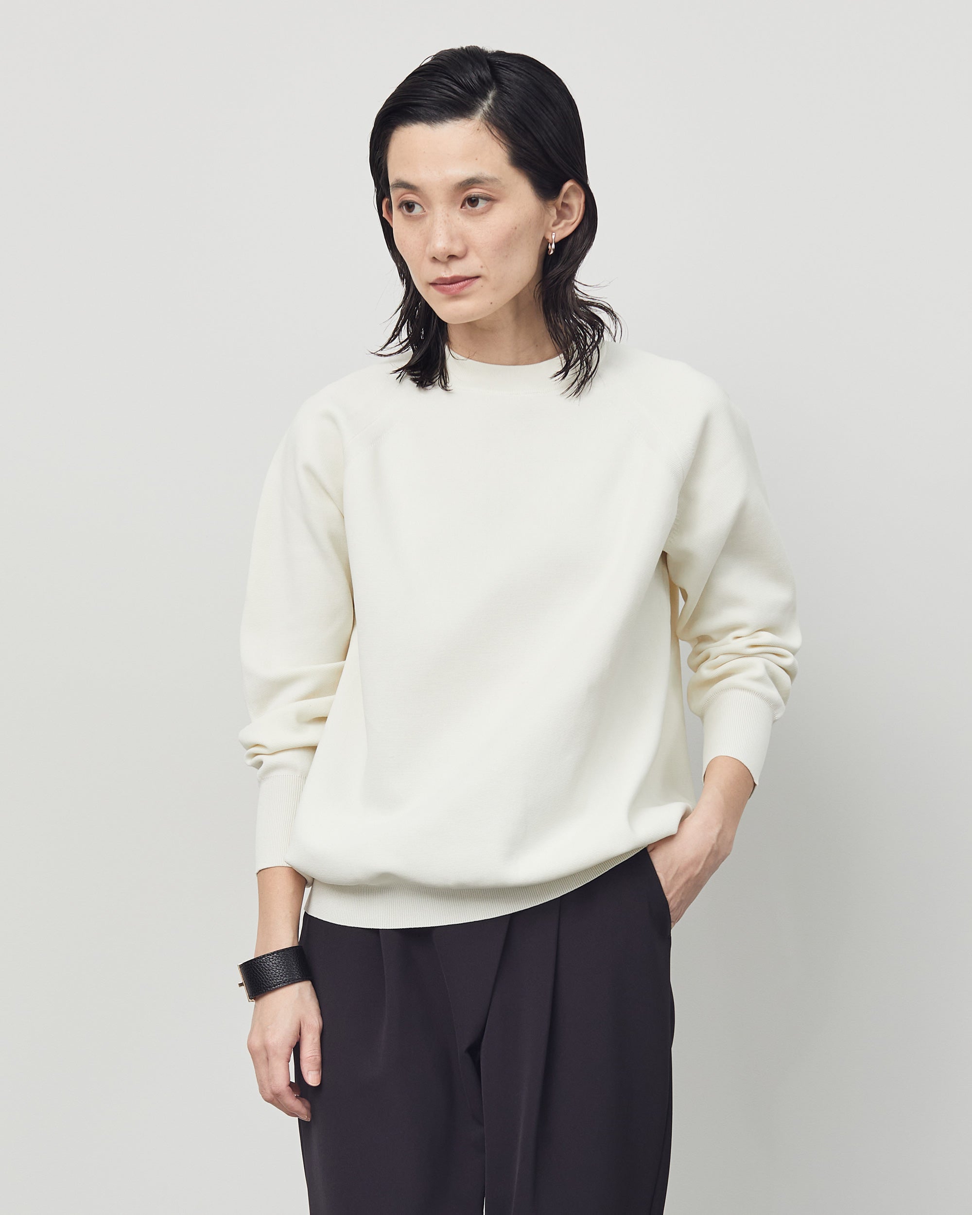 ミラノリブニットプルオーバー