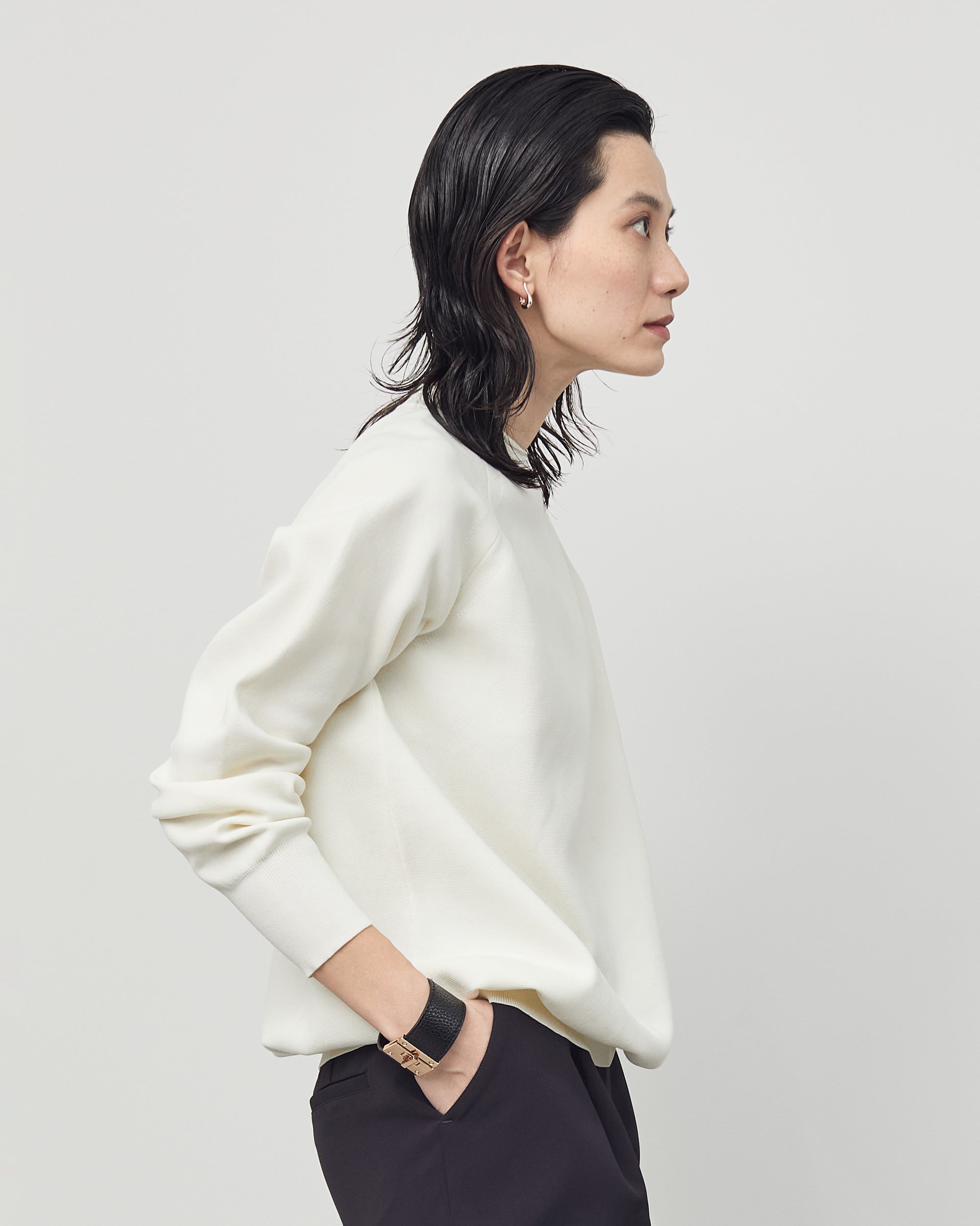 ミラノリブニットプルオーバー