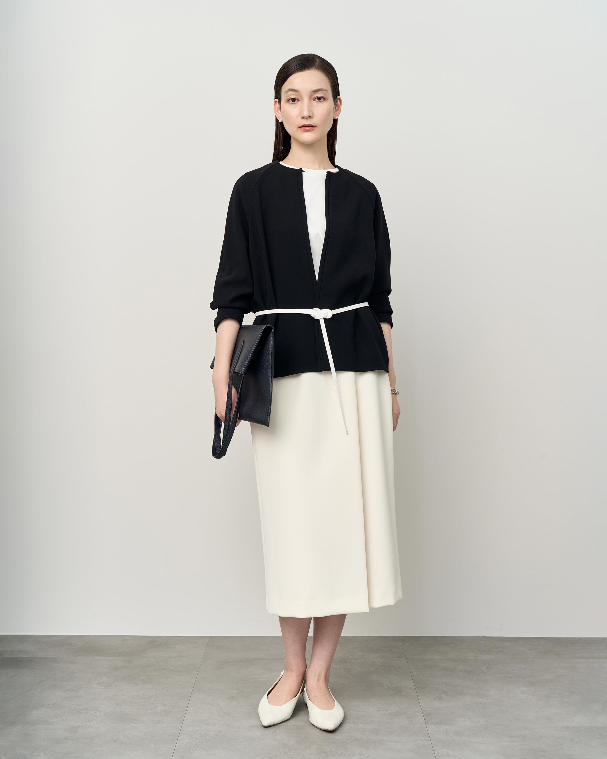 ヴィーガンレザレット細ベルト