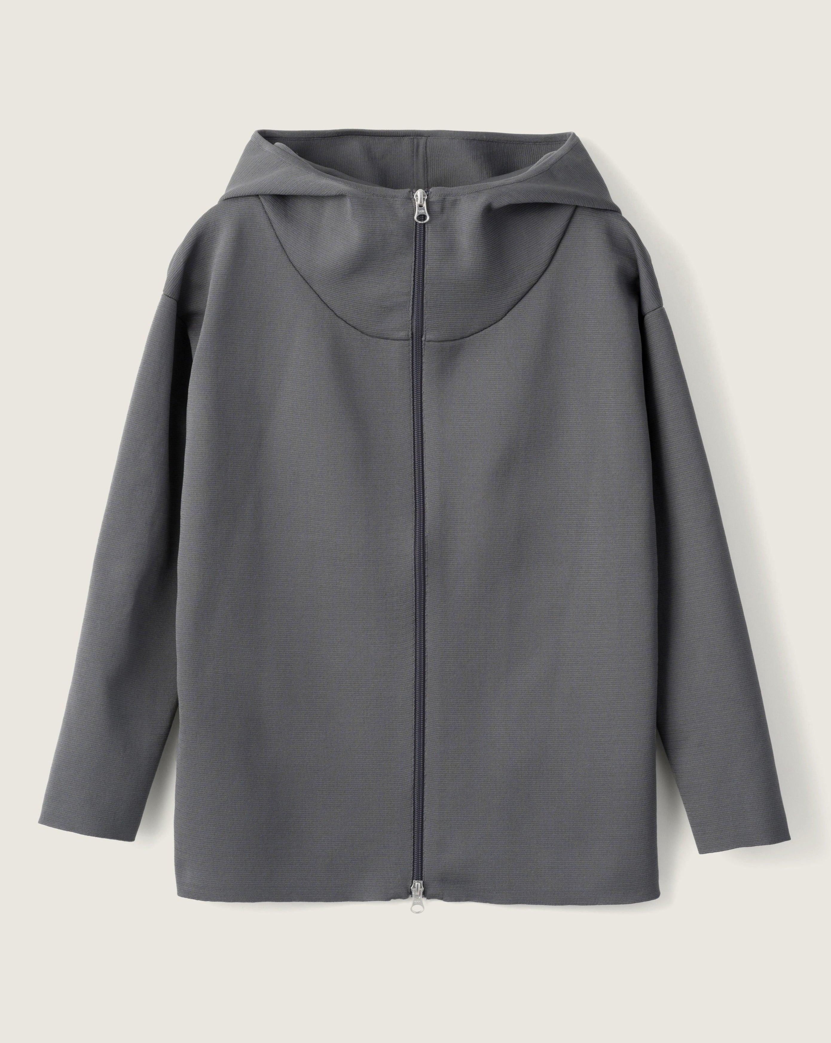 ミラノリブニットパーカー