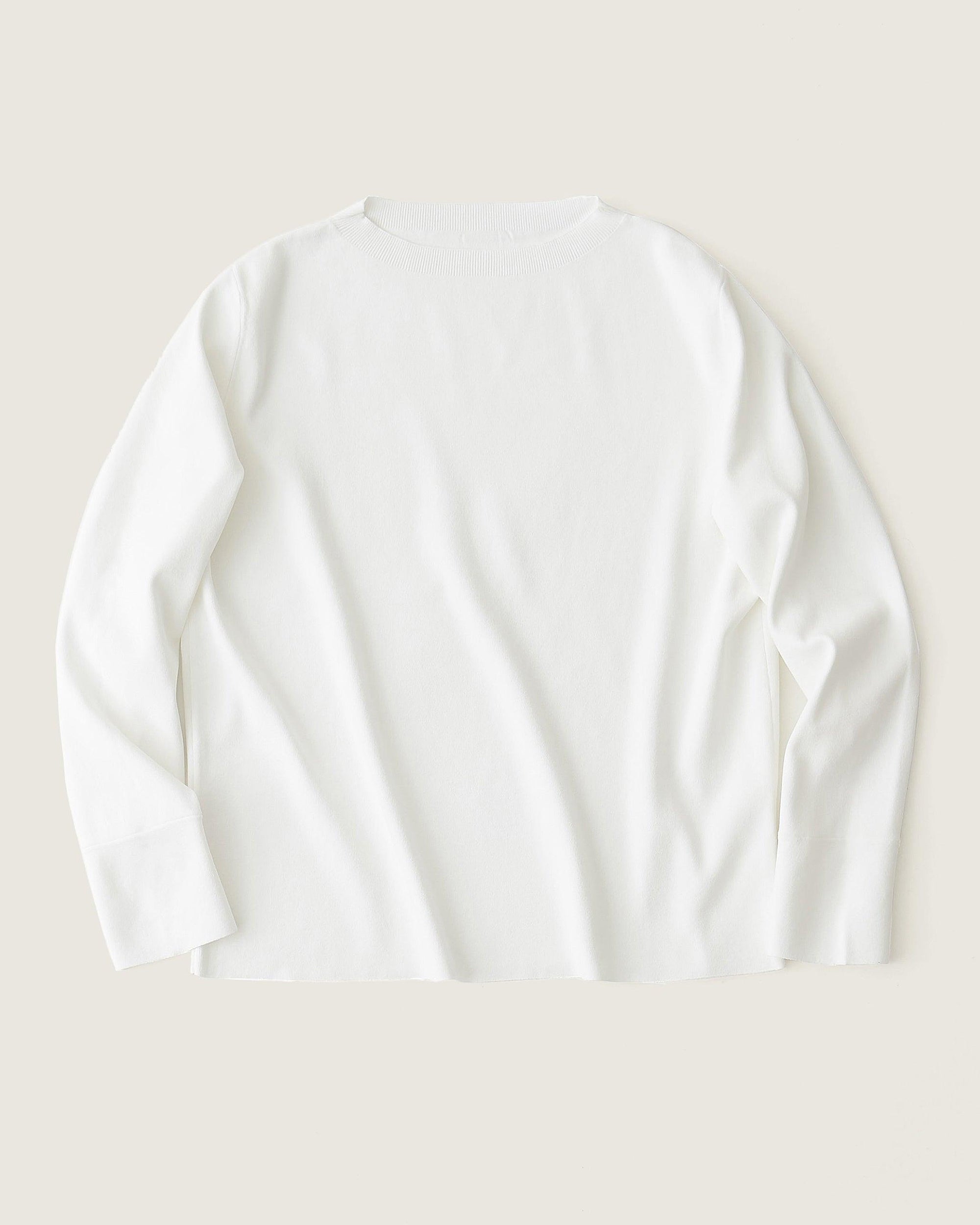 クルーネックニットプルオーバー