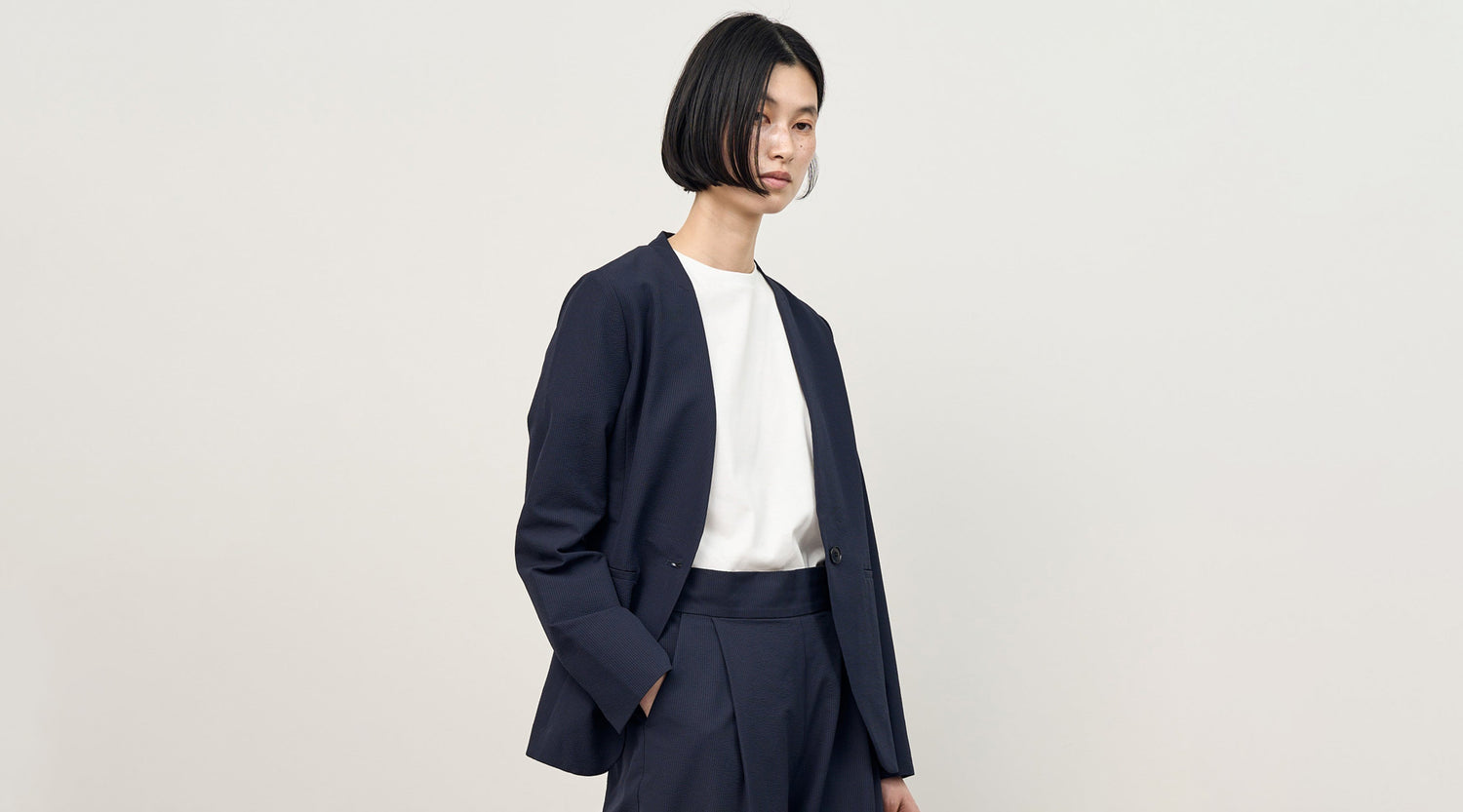 【4月2週のおすすめ】春夏シーズンのきちんと見えに。気分も着心地も軽やかなジャケットが入荷しました。