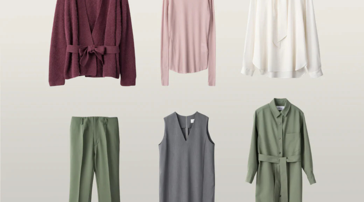 6点で作る秋の1週間。優秀アイテムで作るタイプ別着回しアイディア