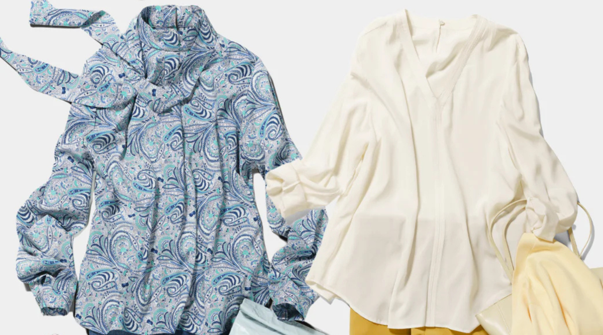 春は華やかブラウスを味方に。オンオフ着回しスタイル6選