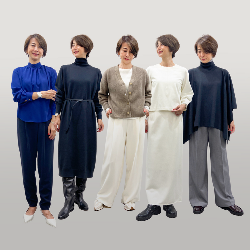 特別ゲスト・近藤和子さんが着こなすソージュ新作で作る秋冬スタイル