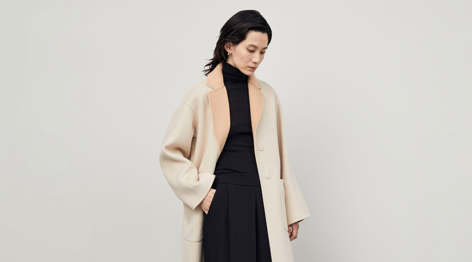 【10月2週のおすすめ】洗練デザインと贅沢な着心地で毎日着たくなる、新作ウールコートの一般販売を開始しました